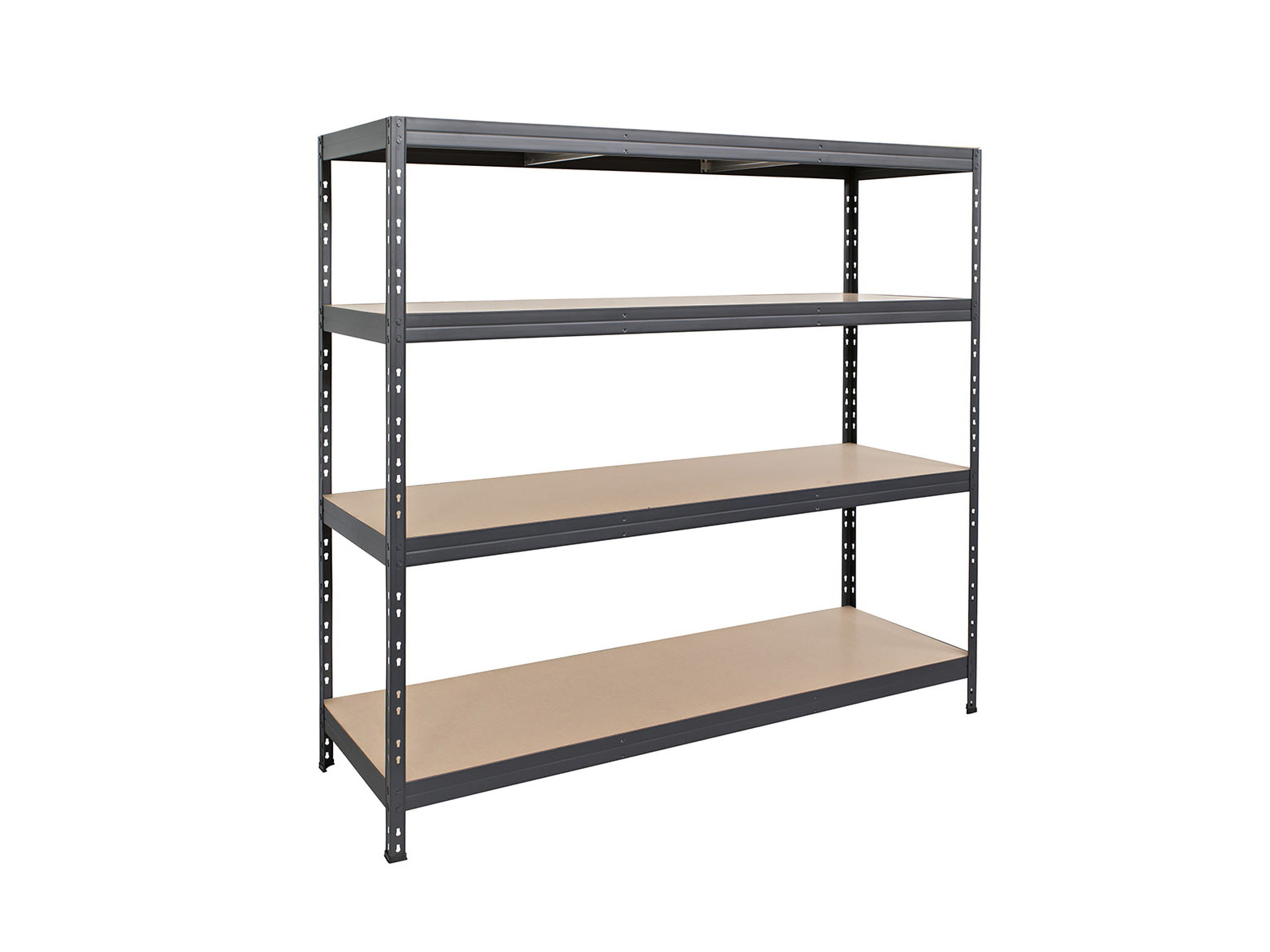 AR SHELVING Regał magazynowy RIVET (180x180x60 cm, antracytowoszary)