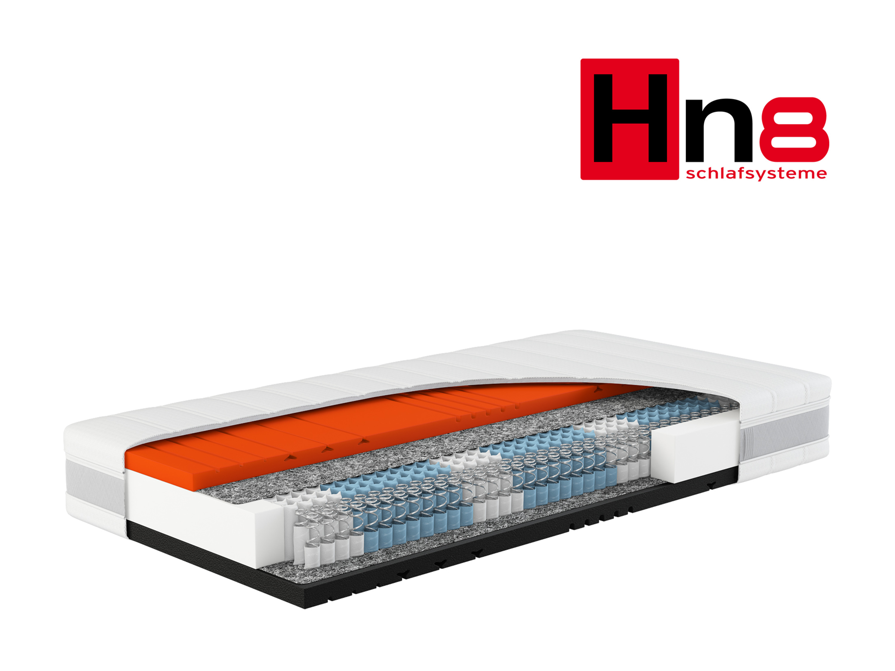 HN8 SCHLAFSYSTEME Materac kieszeniowy 7-strefowy Sleep Balance TFK (H2/H3, 140 x 200 cm)