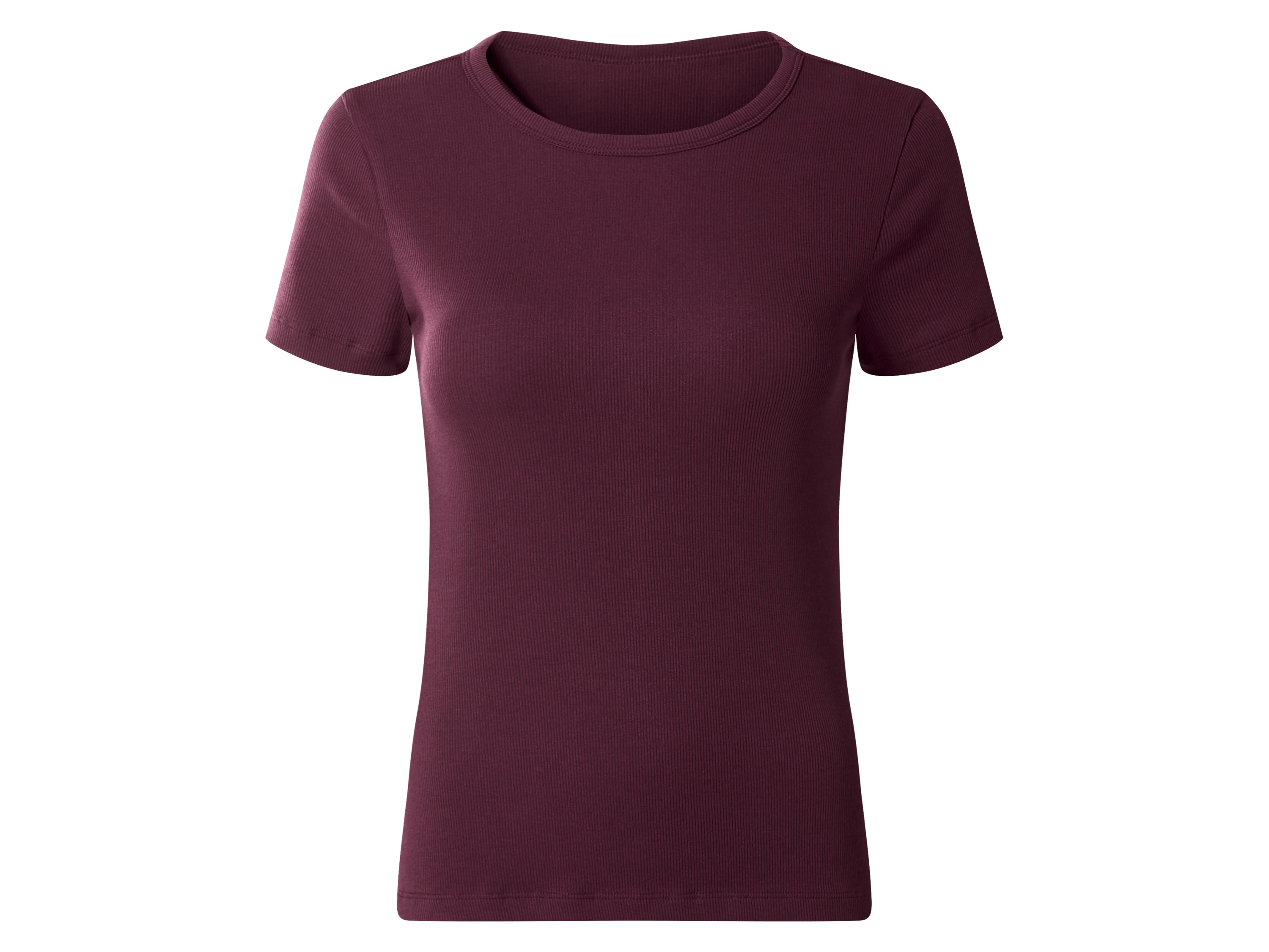 ESMARA® T-shirt prążkowany damski