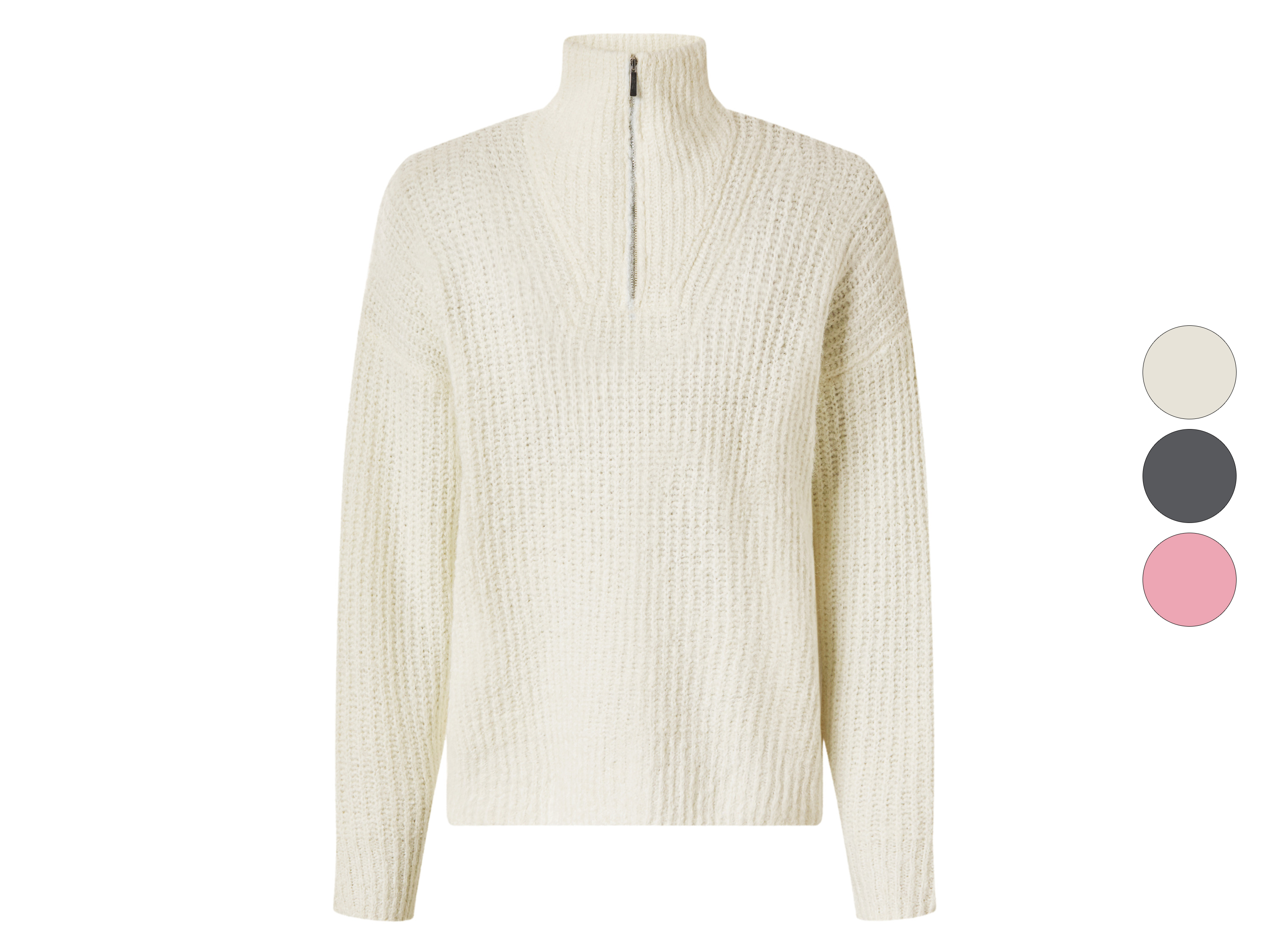 ESMARA® Sweter z grubej dzianiny damski