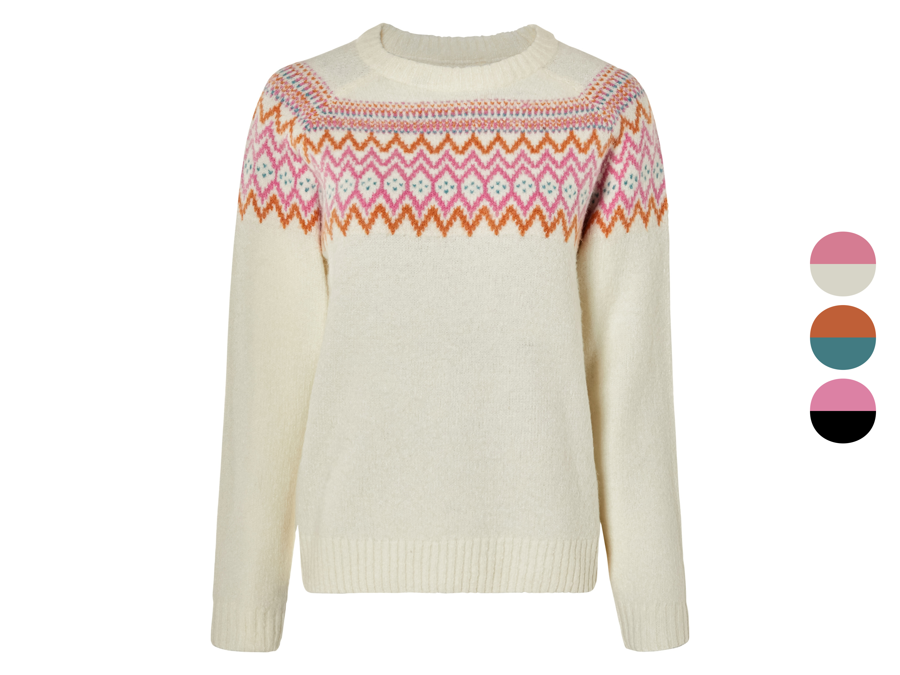 ESMARA® Sweter damski z grubej dzianiny