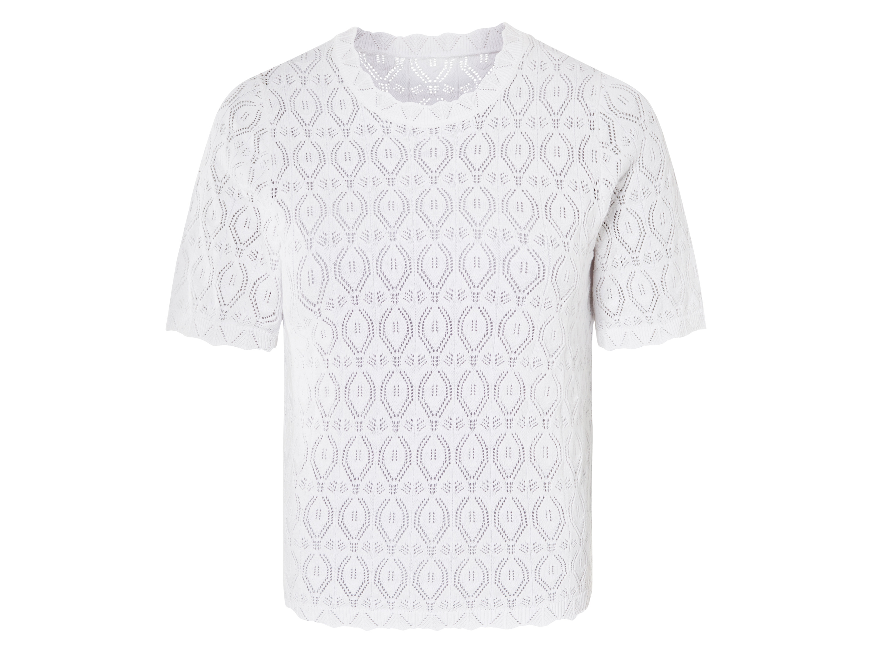 ESMARA® Sweter ażurowy damski z bawełny