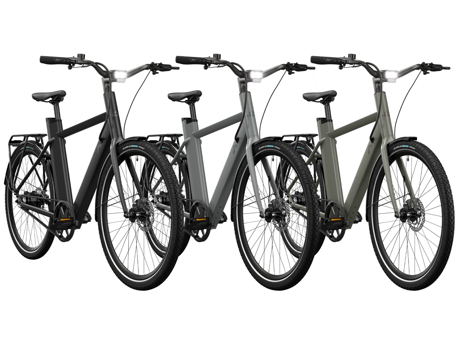 CRIVIT Rower miejski elektryczny X.3 GATES z napędem na pasku, 355 Wh