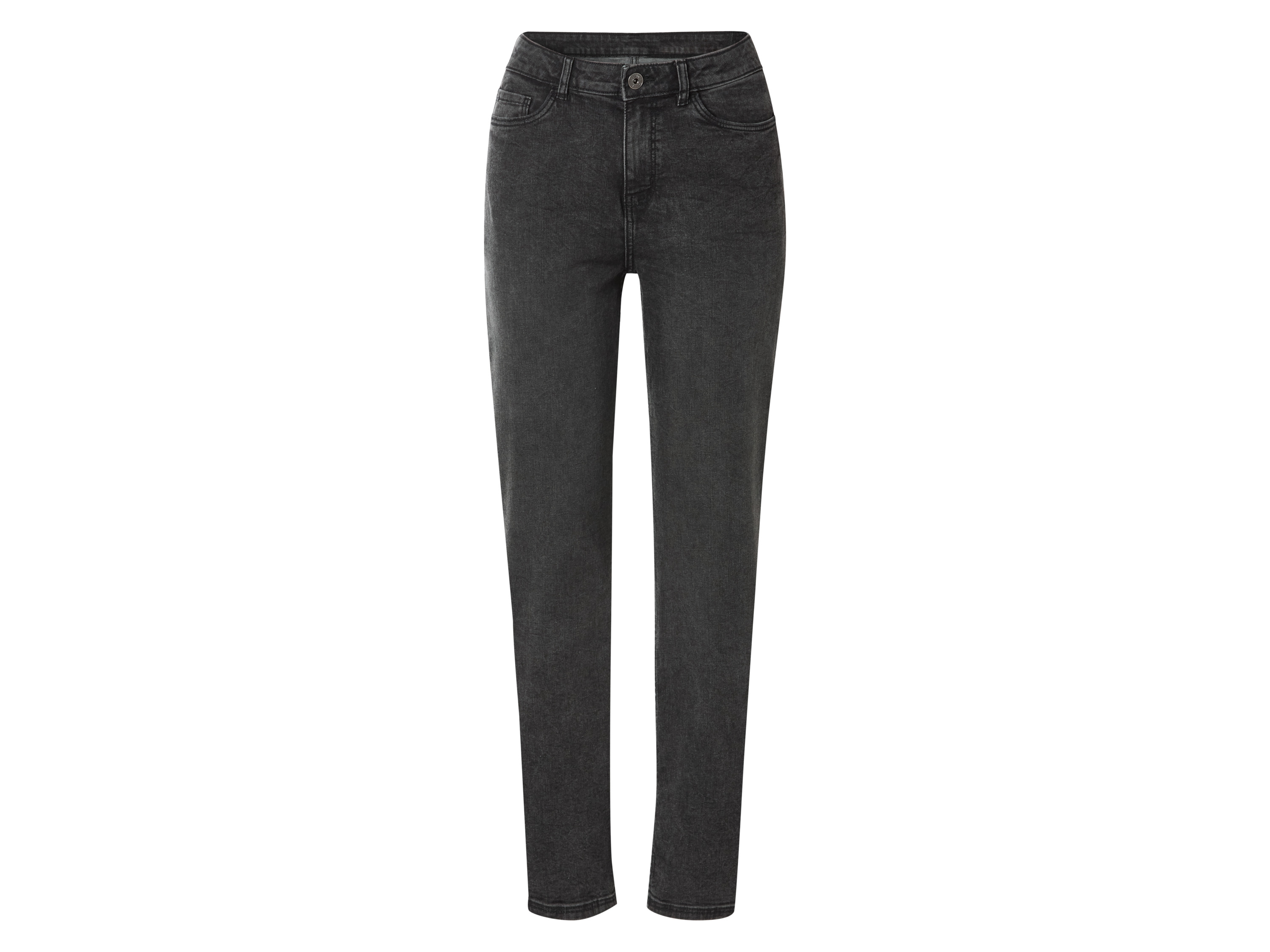 ESMARA® Jeansy damskie, Straight Fit, wysoki stan