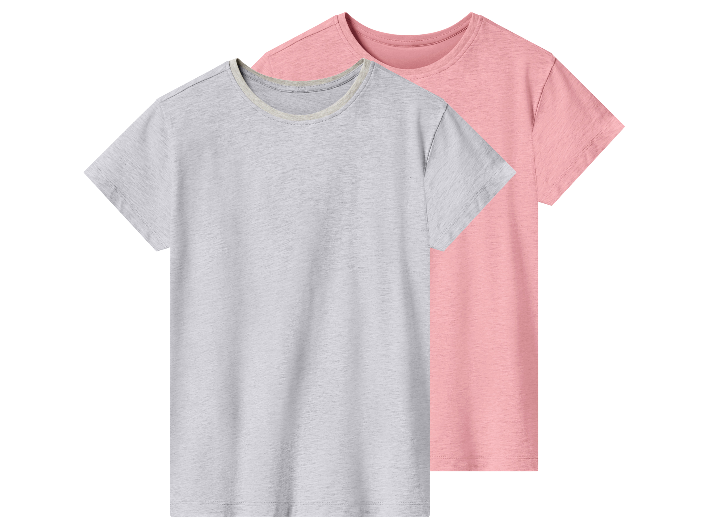 ESMARA KIDS T-shirty dziewczęce z bawełną, 2 sztuki
