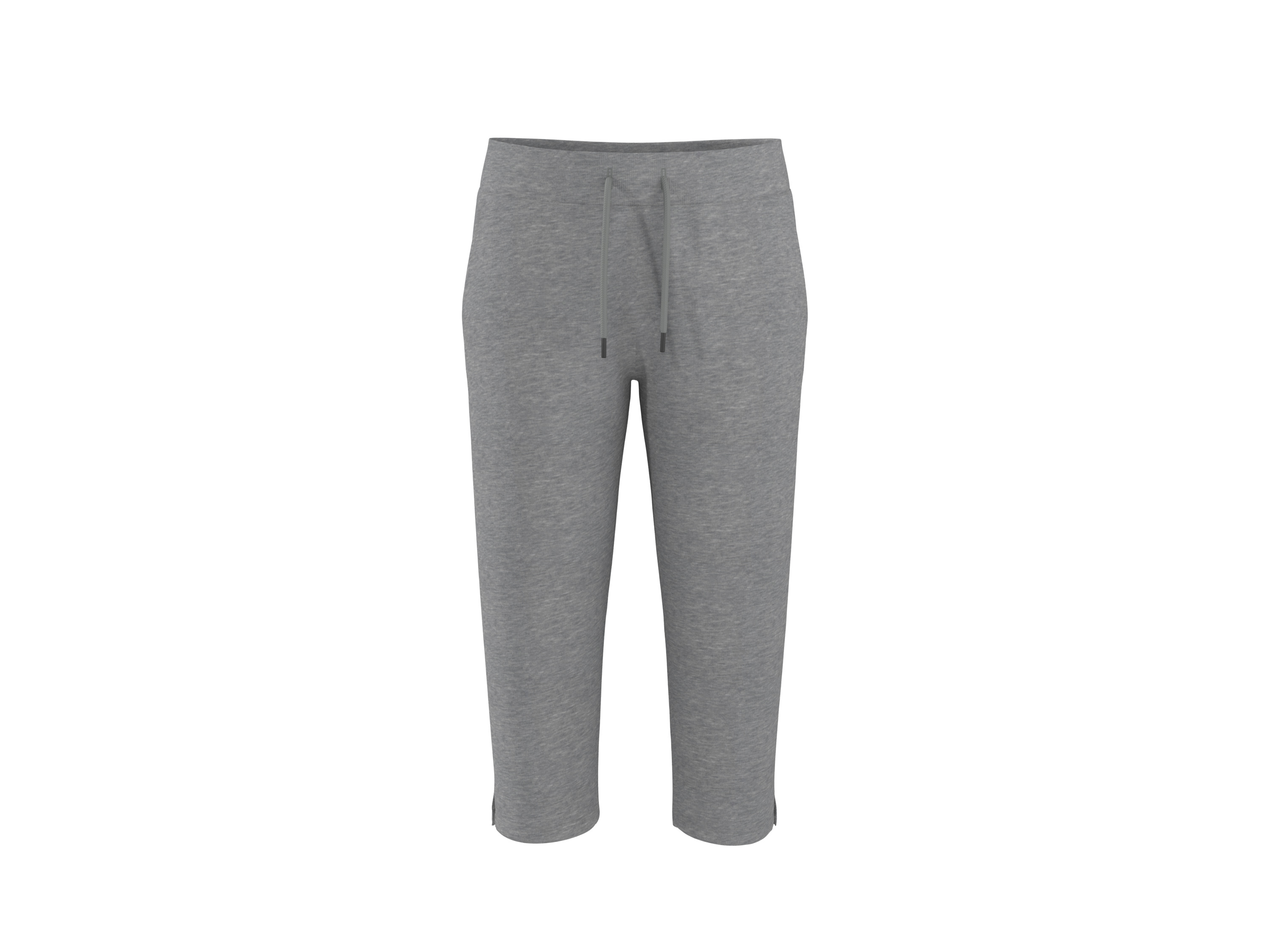 ESMARA® Spodnie capri damskie (Szary, L(44/46))