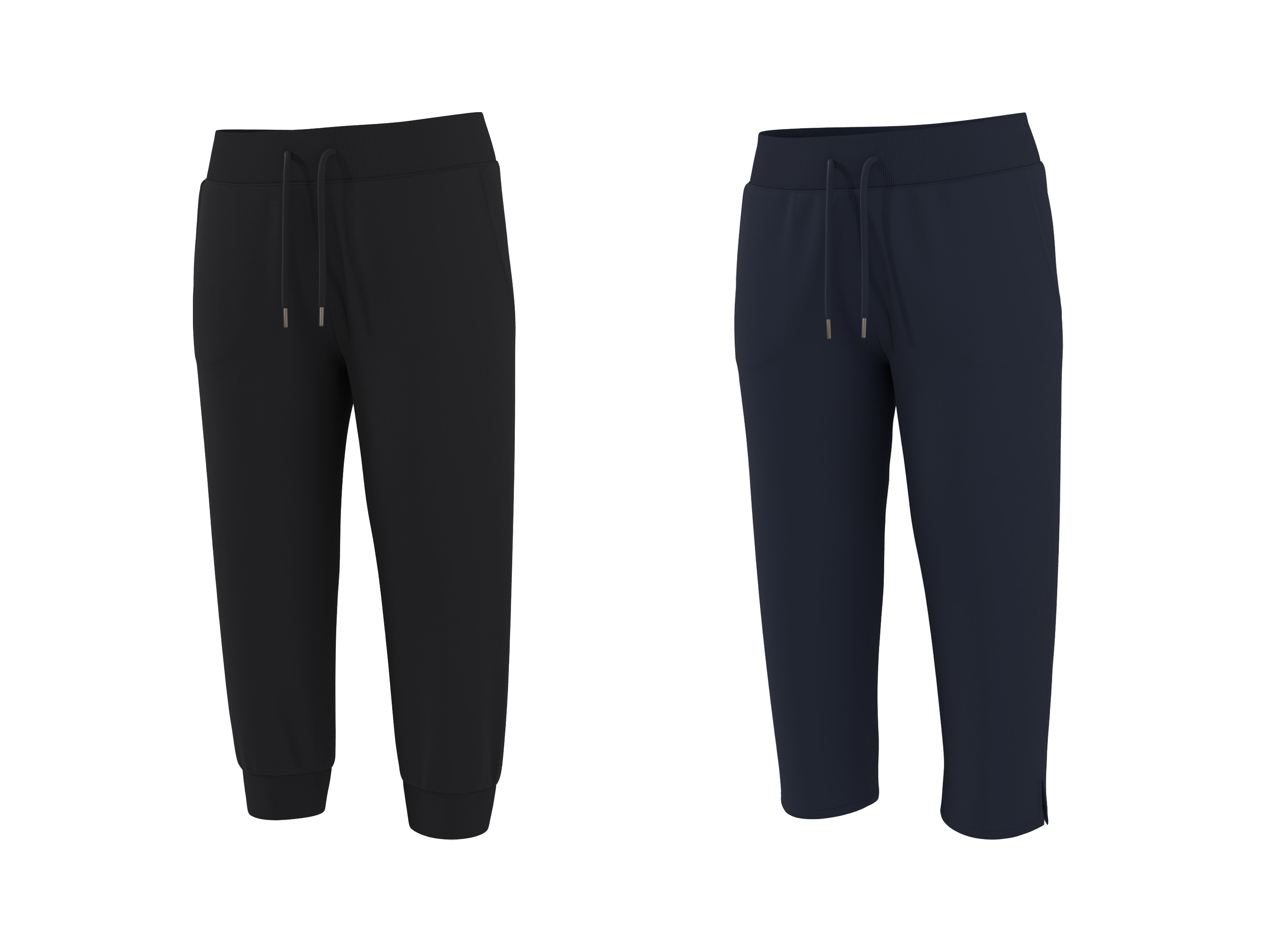 ESMARA® Spodnie capri damskie z bawełną