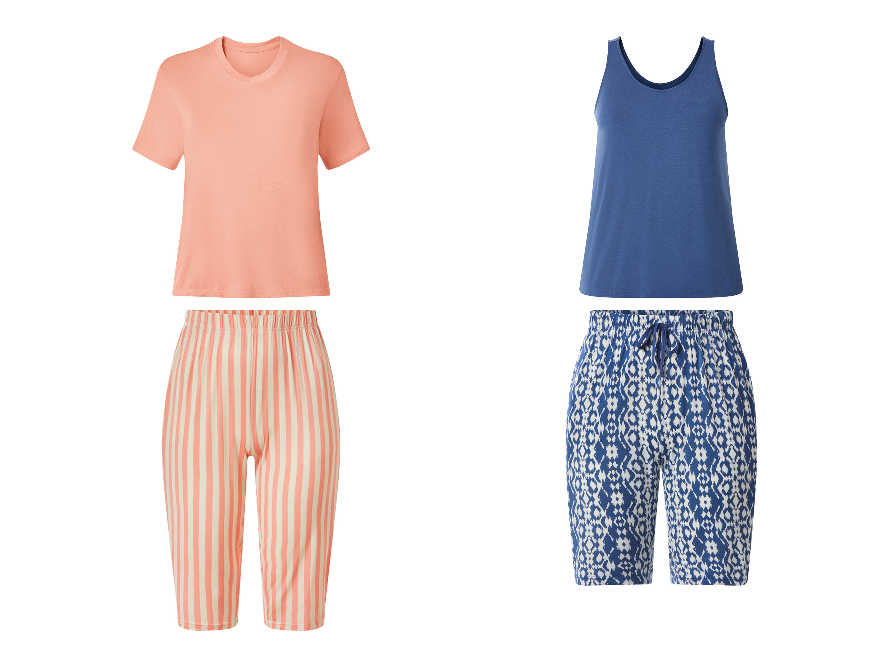 ESMARA® Piżama capri damska