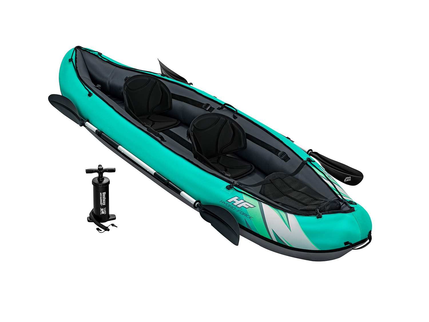 BESTWAY Kajak nadmuchiwany Hydro-Force™ Ventura dla 2 osób, z pompką