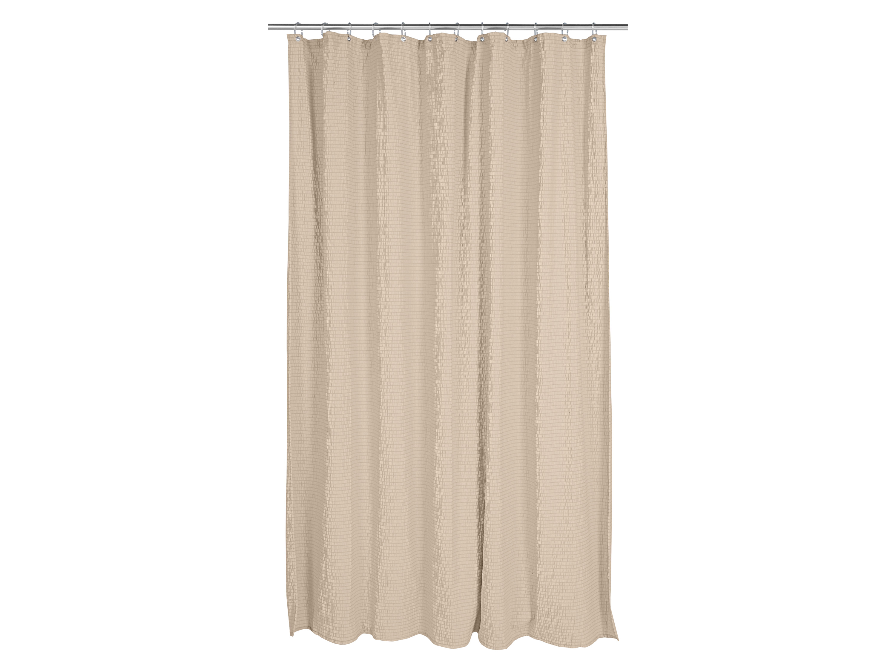 LIVARNO® Zasłona prysznicowa, 180 x 200 cm (Beżowy)