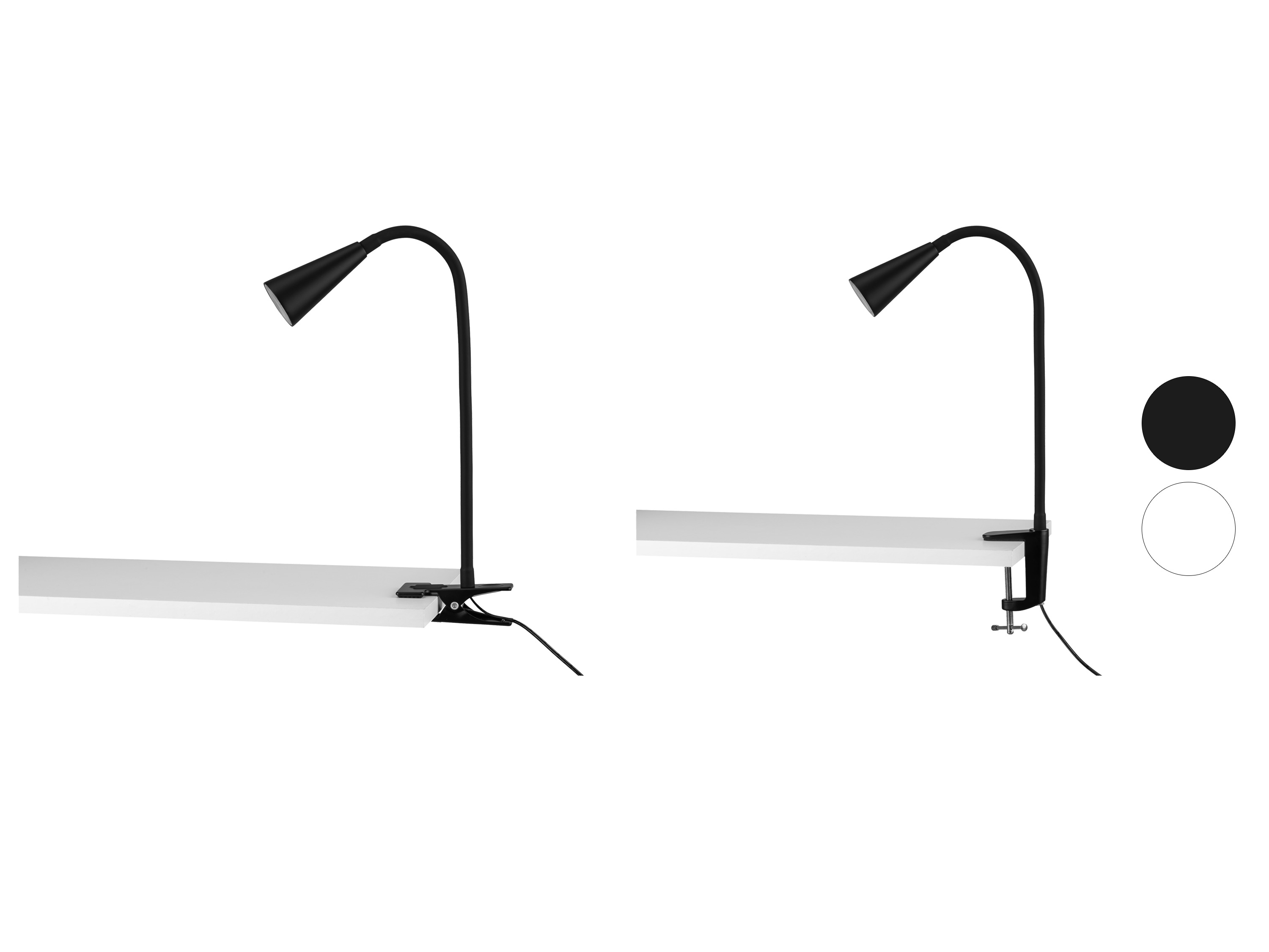 LIVARNO HOME Lampka LED z klipsem i elastycznym ramieniem
