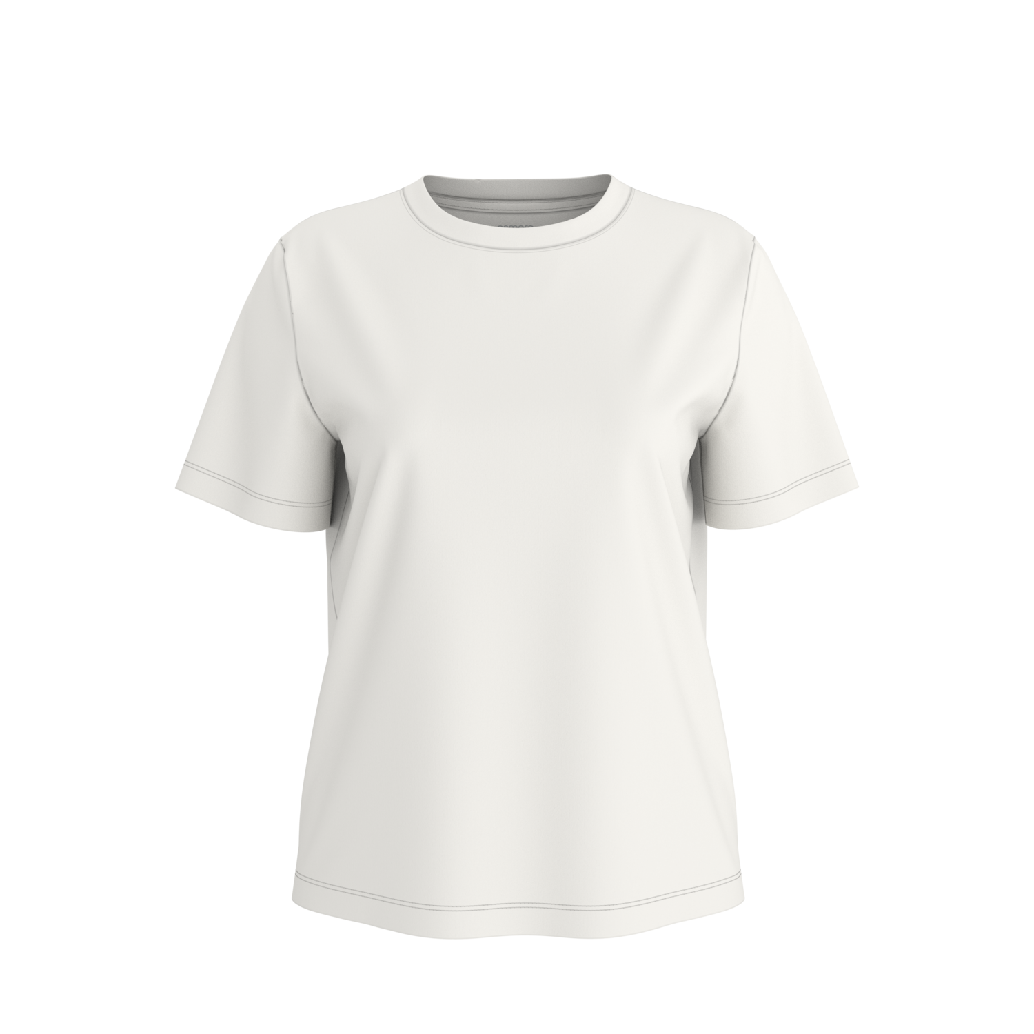 ESMARA® T-shirt damski z czesanej biobawełny GOTS