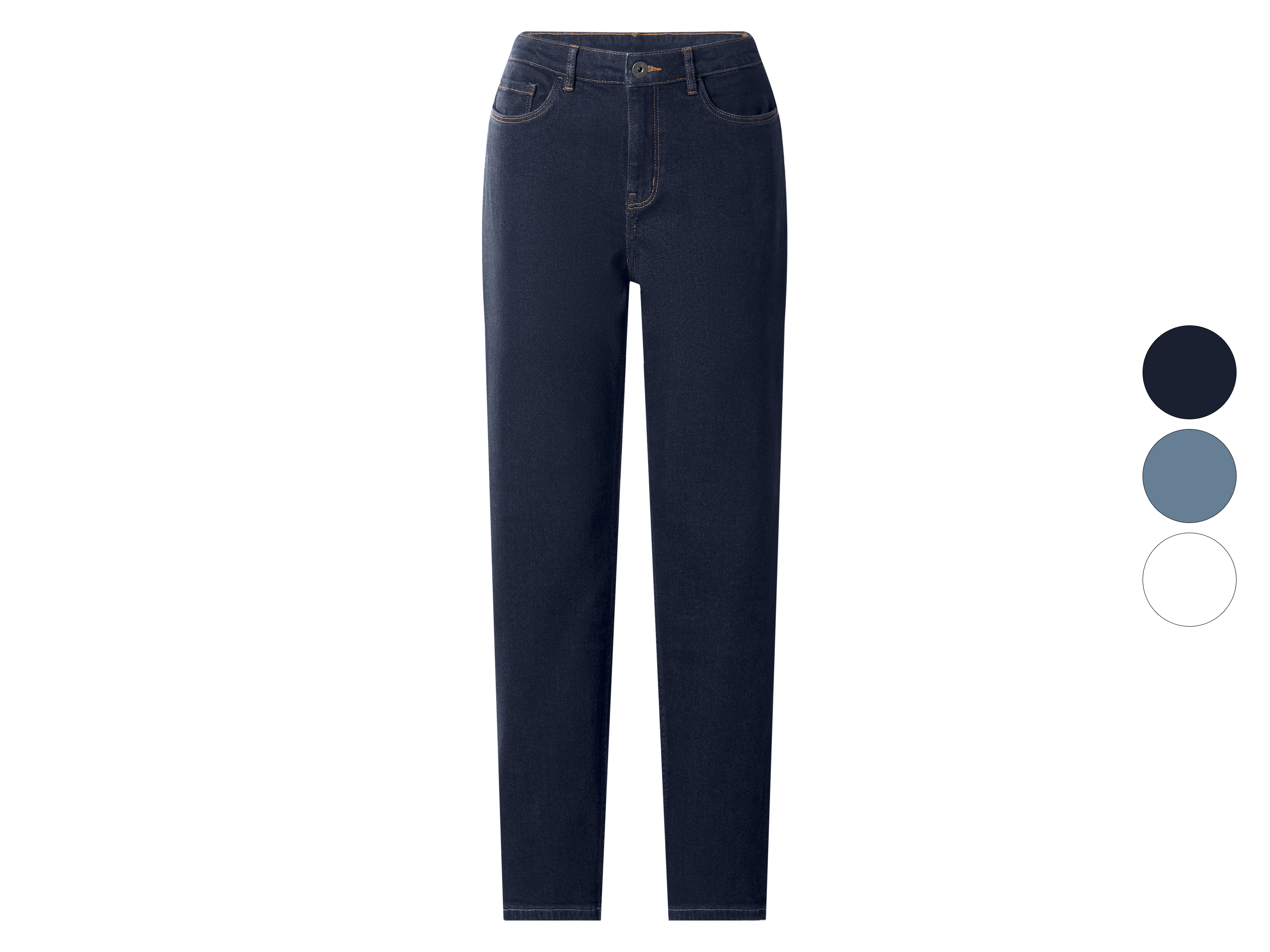 ESMARA® Jeansy straight fit damskie z bawełną