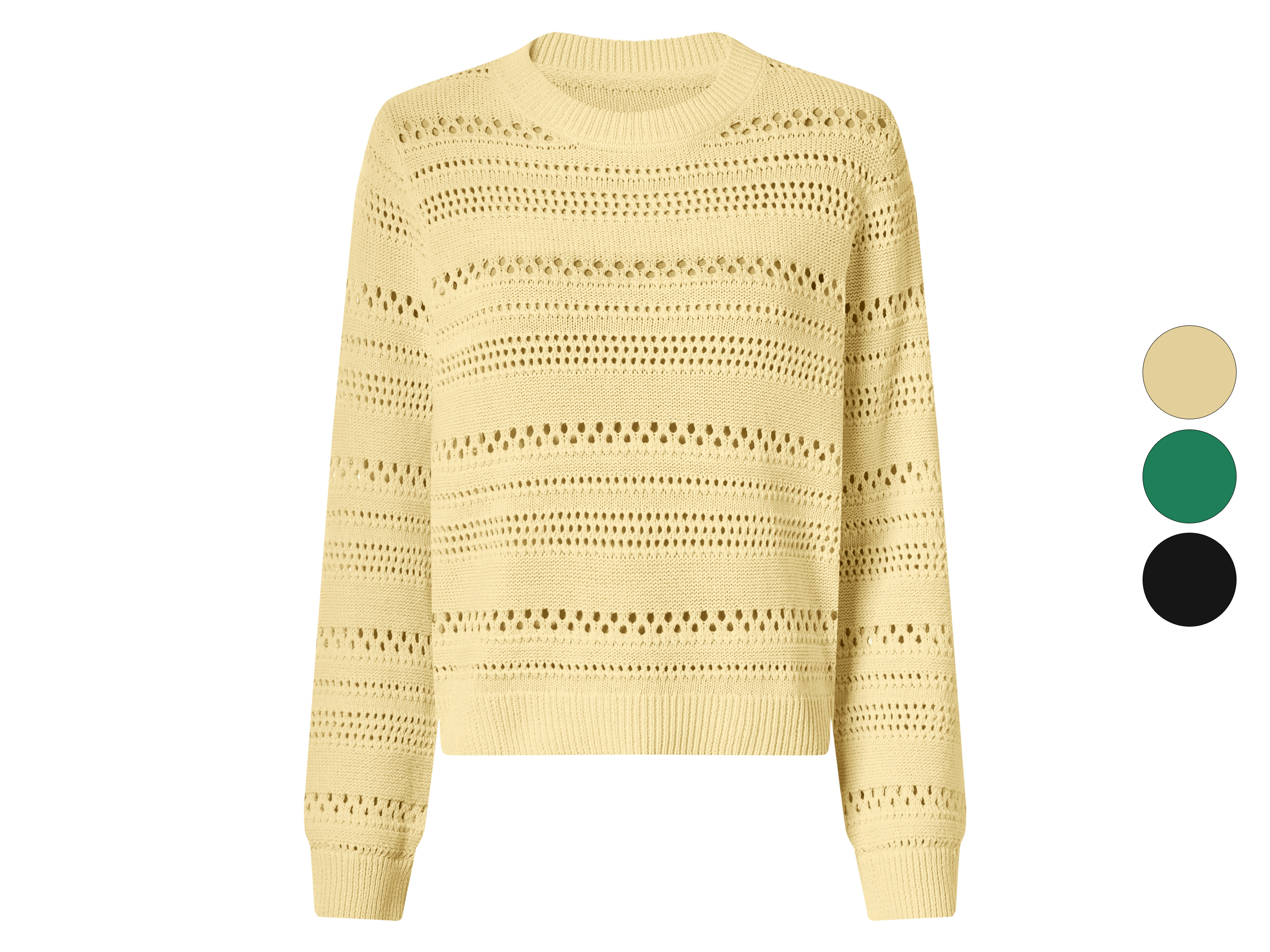 ESMARA® Sweter ażurowy damski