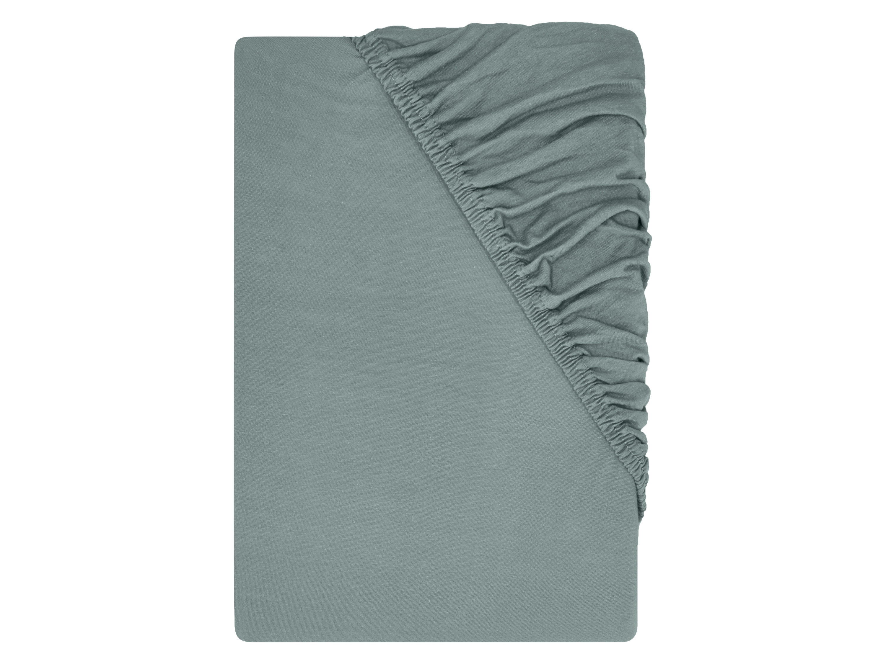 LIVARNO® Prześcieradło dżersejowe z gumką, 90-100 x 200 cm (Zielona)
