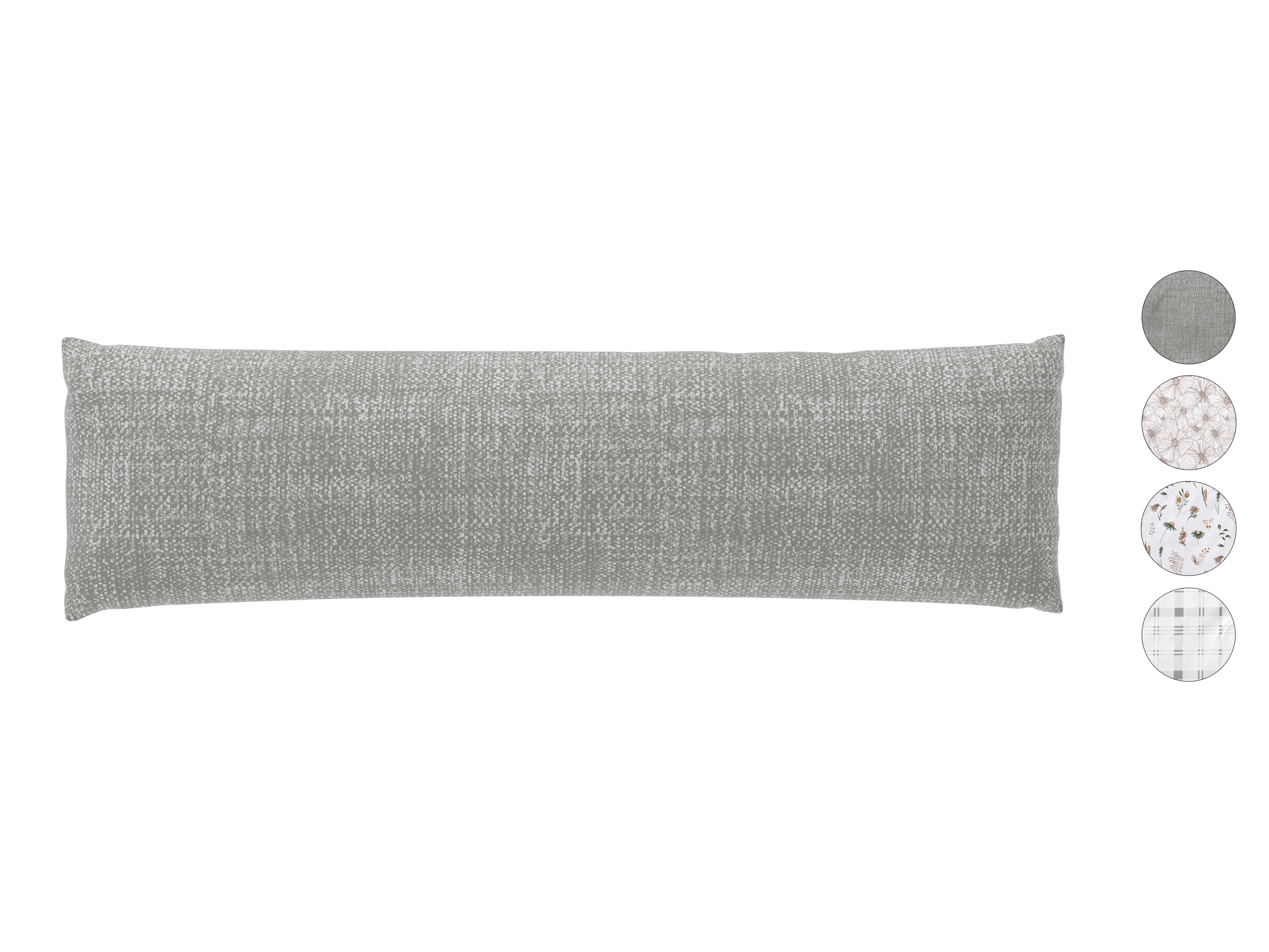 LIVARNO® Poszewka na poduszkę dla osób śpiących na boku lub Dwustronna poszewka z delikatnej flaneli, 45 x 145