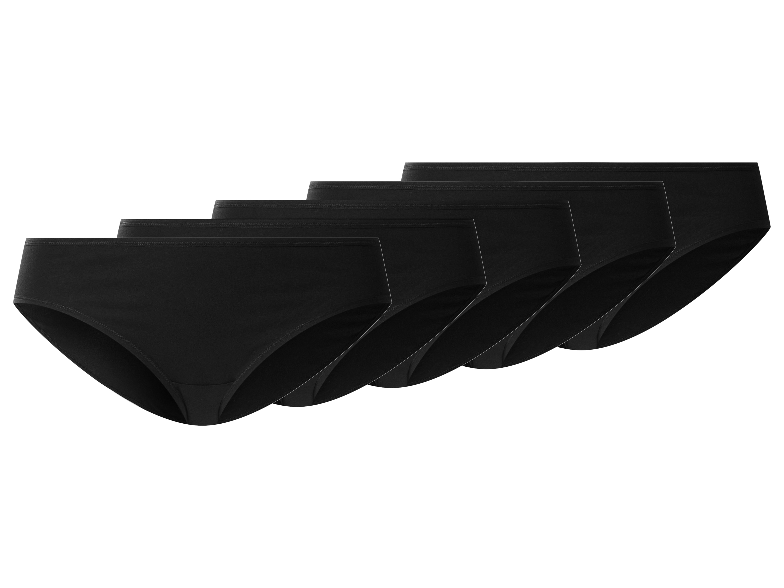 ESMARA® Figi damskie z bawełną, 5 pary