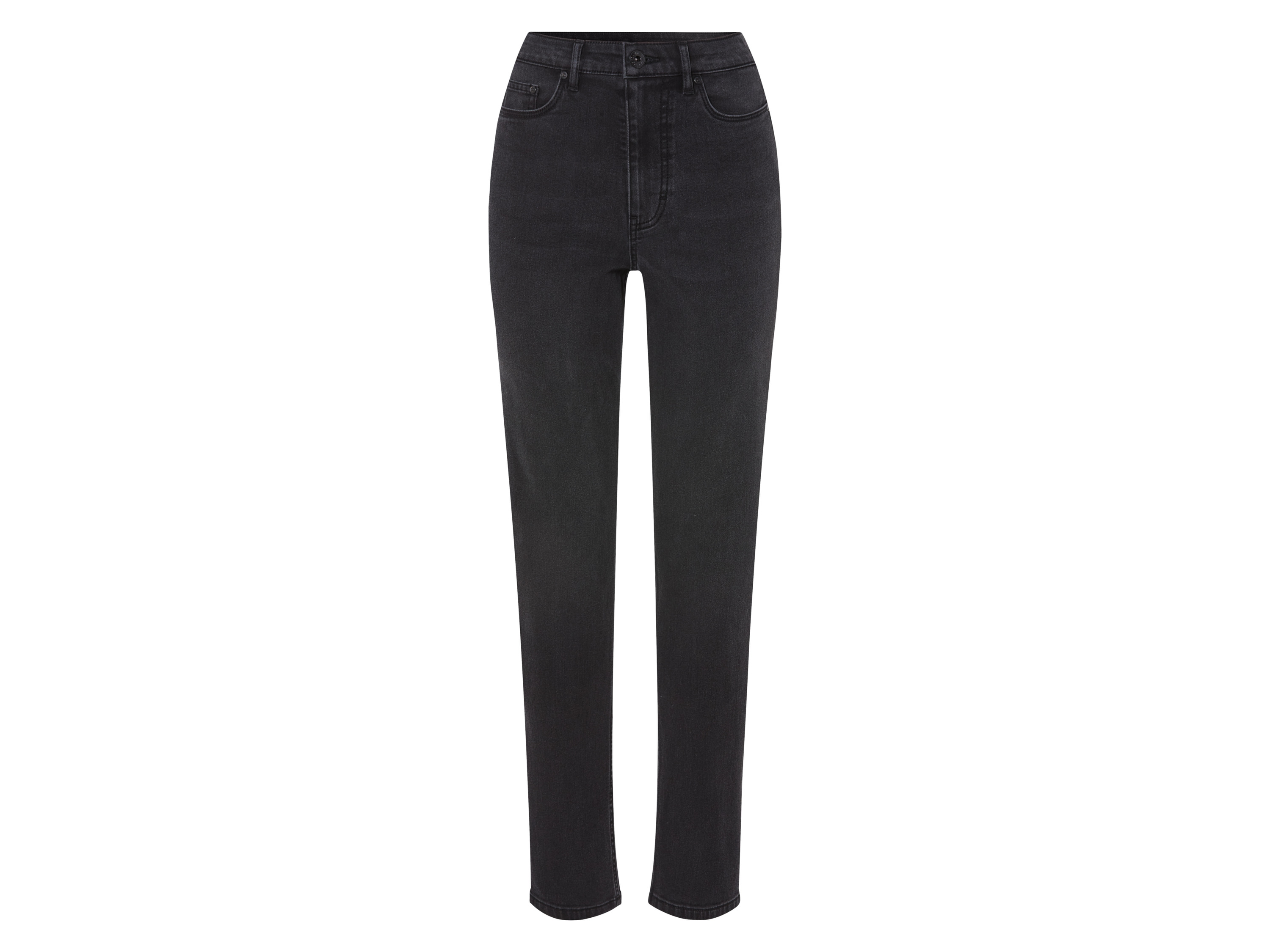 ESMARA® Jeansy damskie straight fit, termiczne 