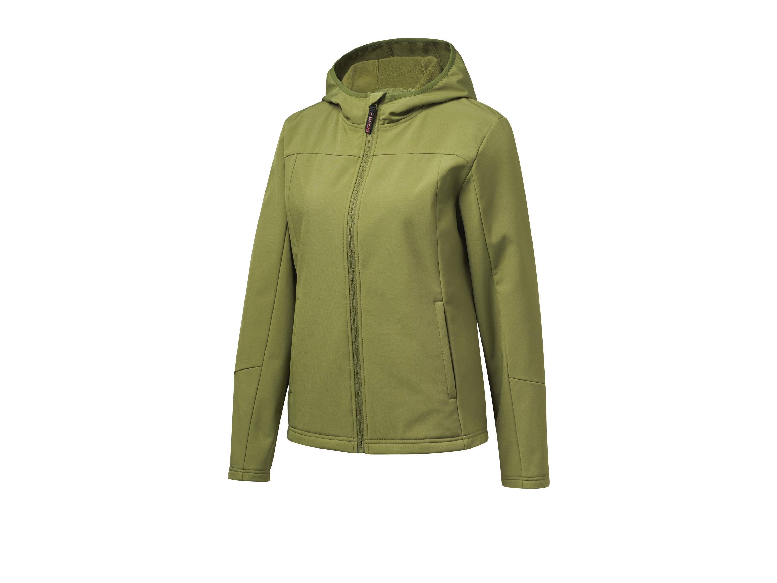 CRIVIT Kurtka damska softshell ocieplana (Zielona, S(36/38))