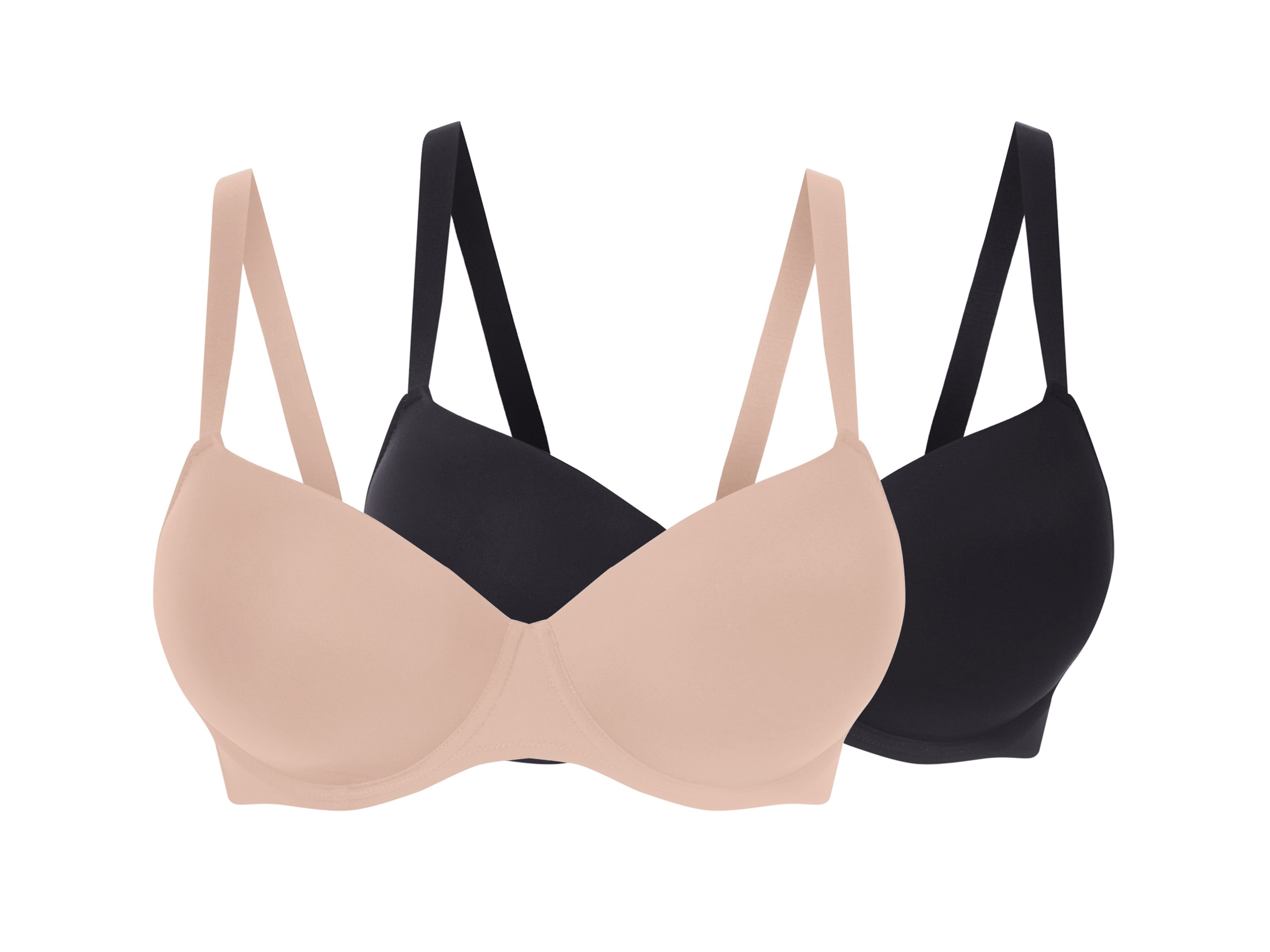 ESMARA® Biustonosz z fiszbinami damski, 2 sztuki 