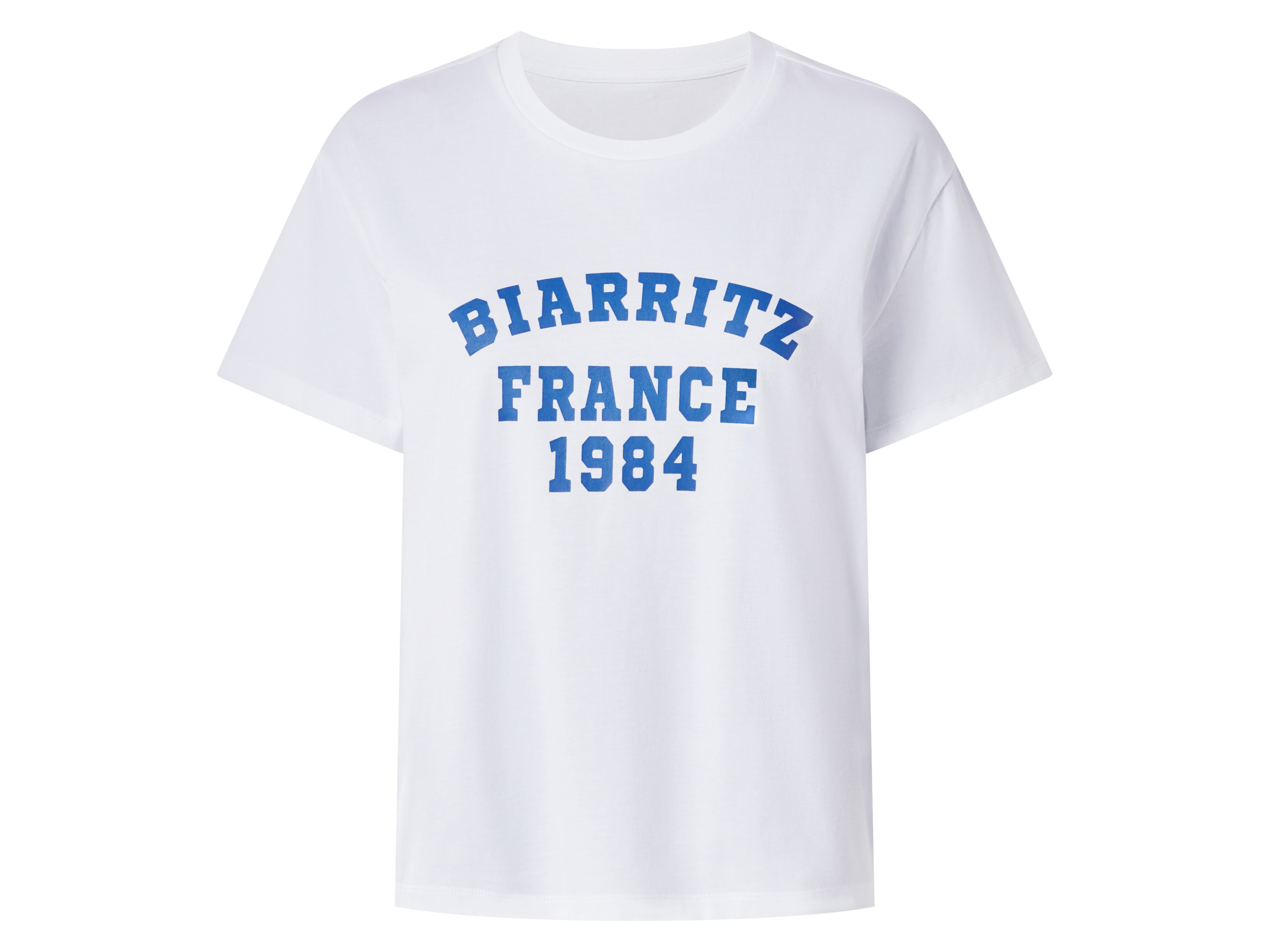 ESMARA® T-shirt damski z biobawełny 