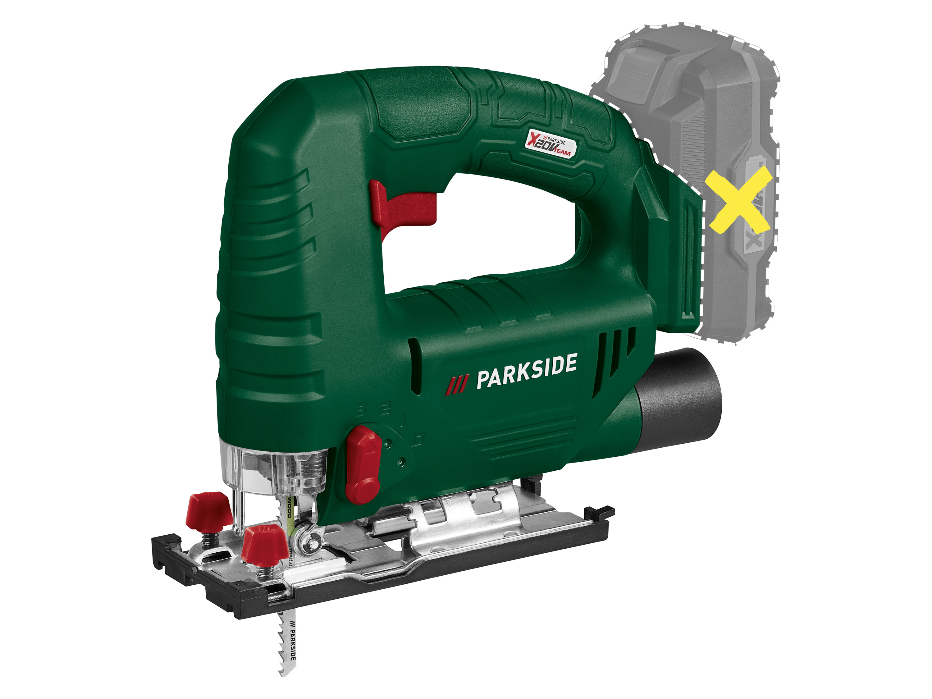 PARKSIDE® Akumulatorowa wyrzynarka 20 V, PSTA 20-Li A1 (bez akumulatora i ładowarki)