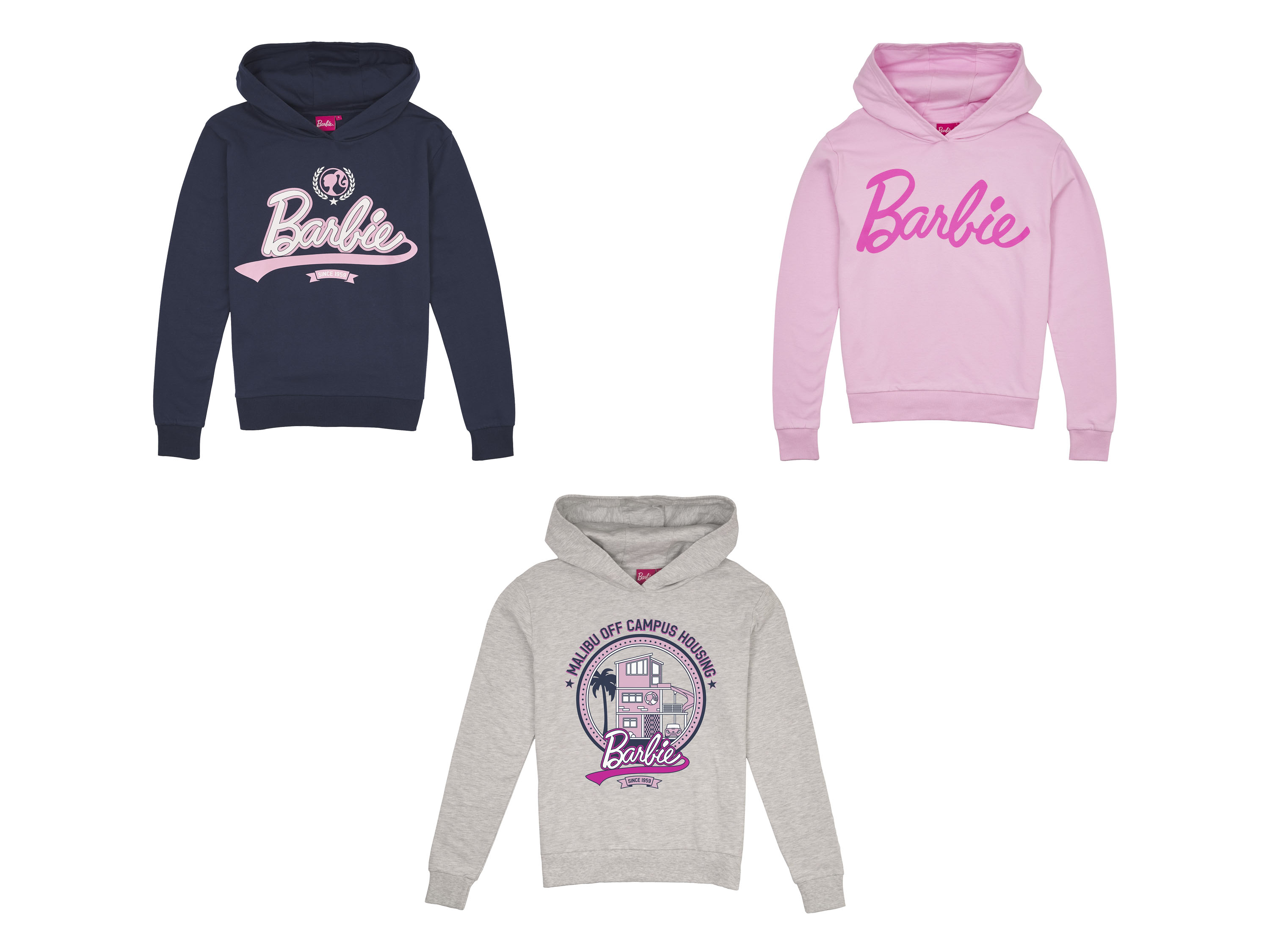 Bluzka damska z kapturem z kolekcji Barbie