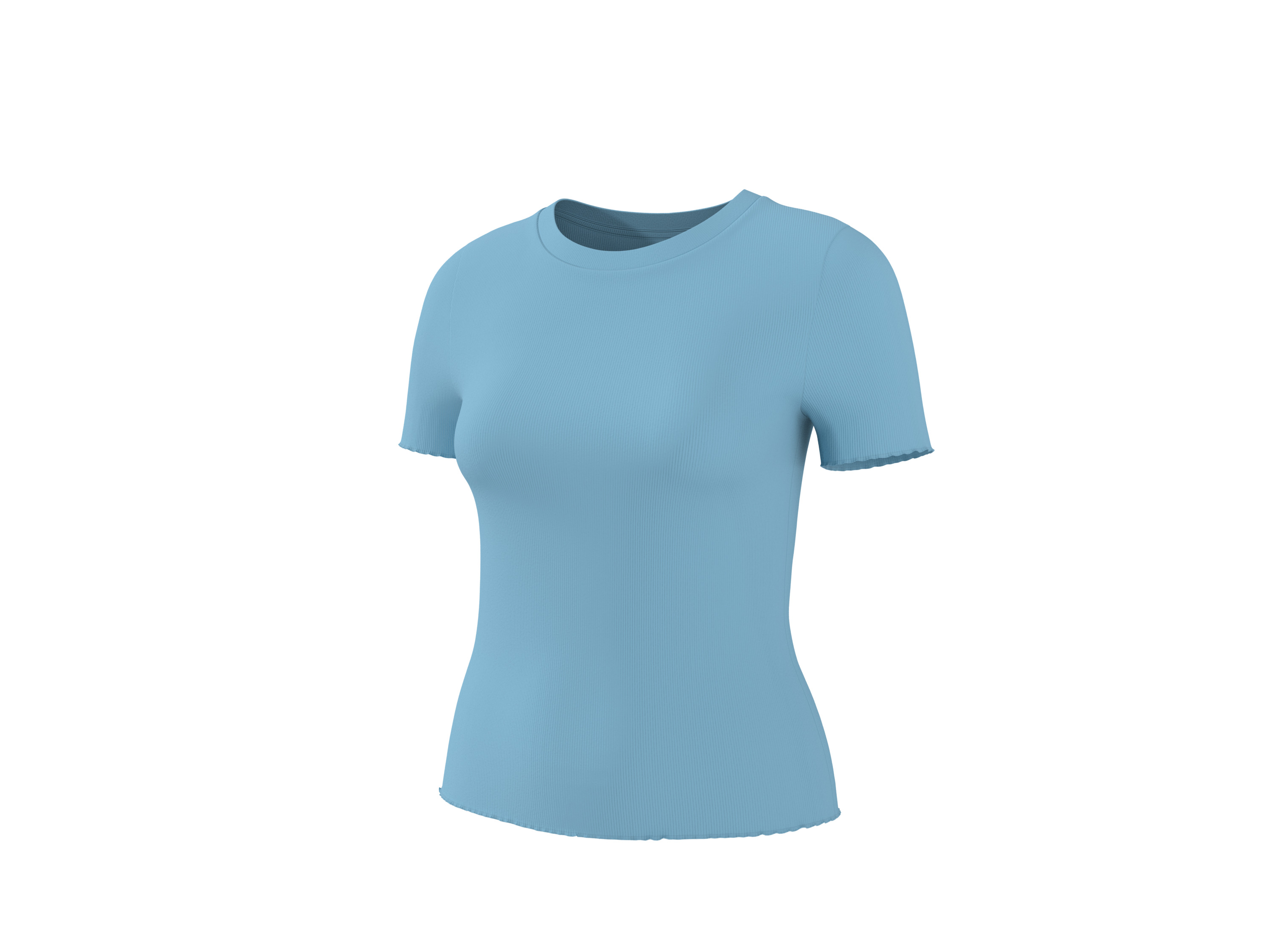 ESMARA® T-shirt damski z biobawełną 