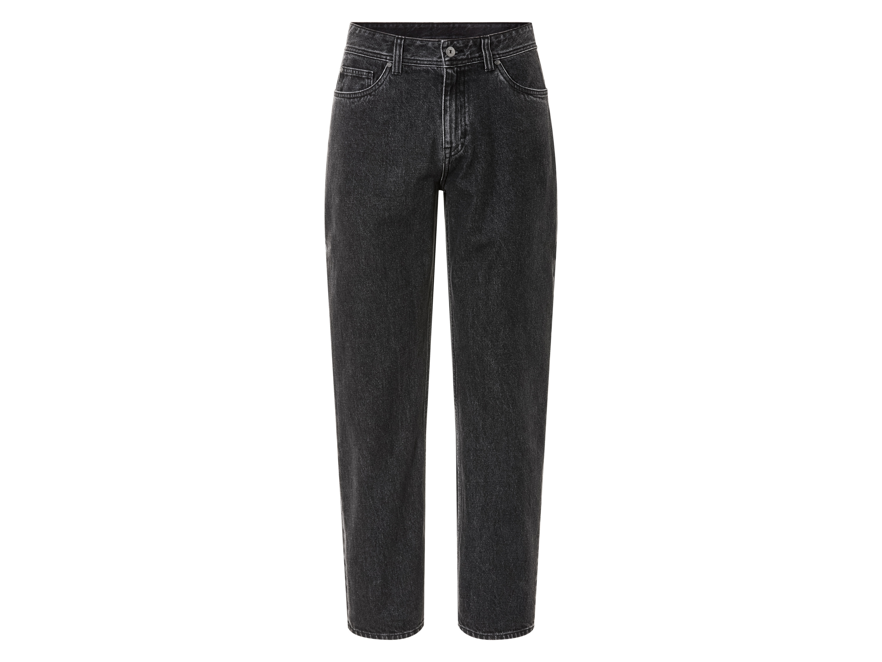 LIVERGY® Jeansy Relaxed Fit męskie z bawełny 