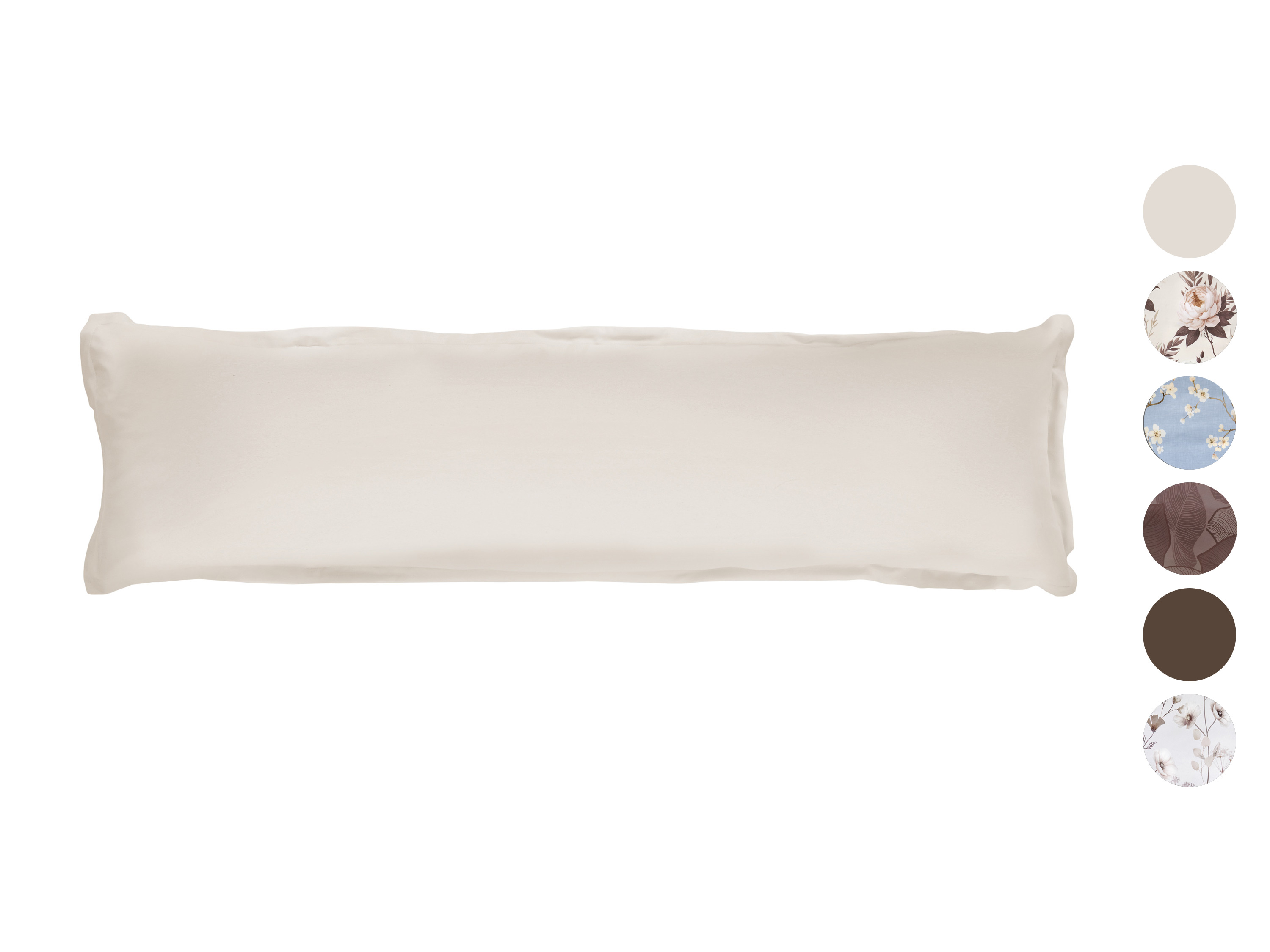 LIVARNO® Poszewka na poduszkę z satyny mikrowłóknowej lub Dwustronna poszewka na poduszkę z satyny mikrowłóknowej, 40 x 145 cm