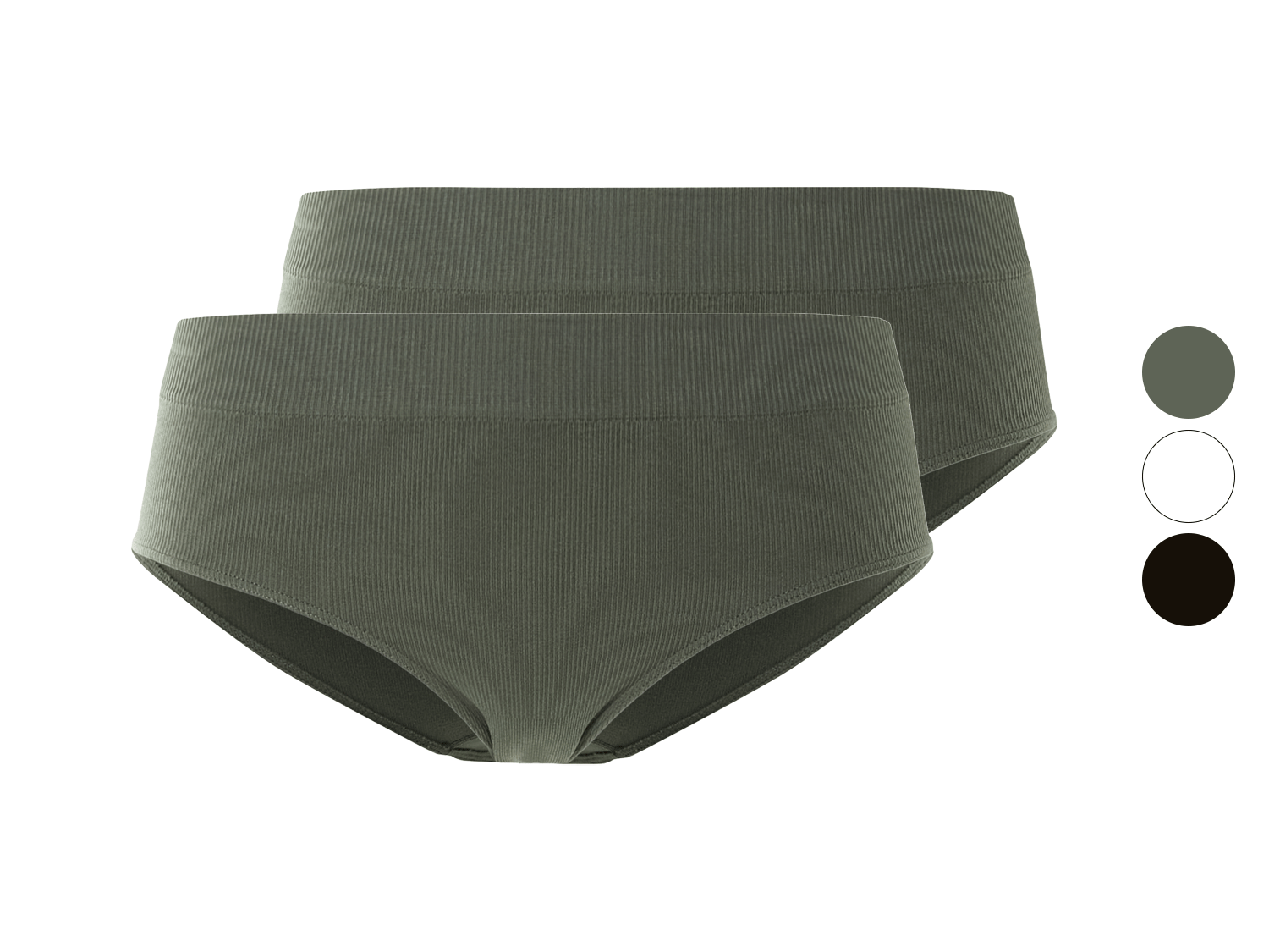 ESMARA® Figi hipster damskie, 2 pary