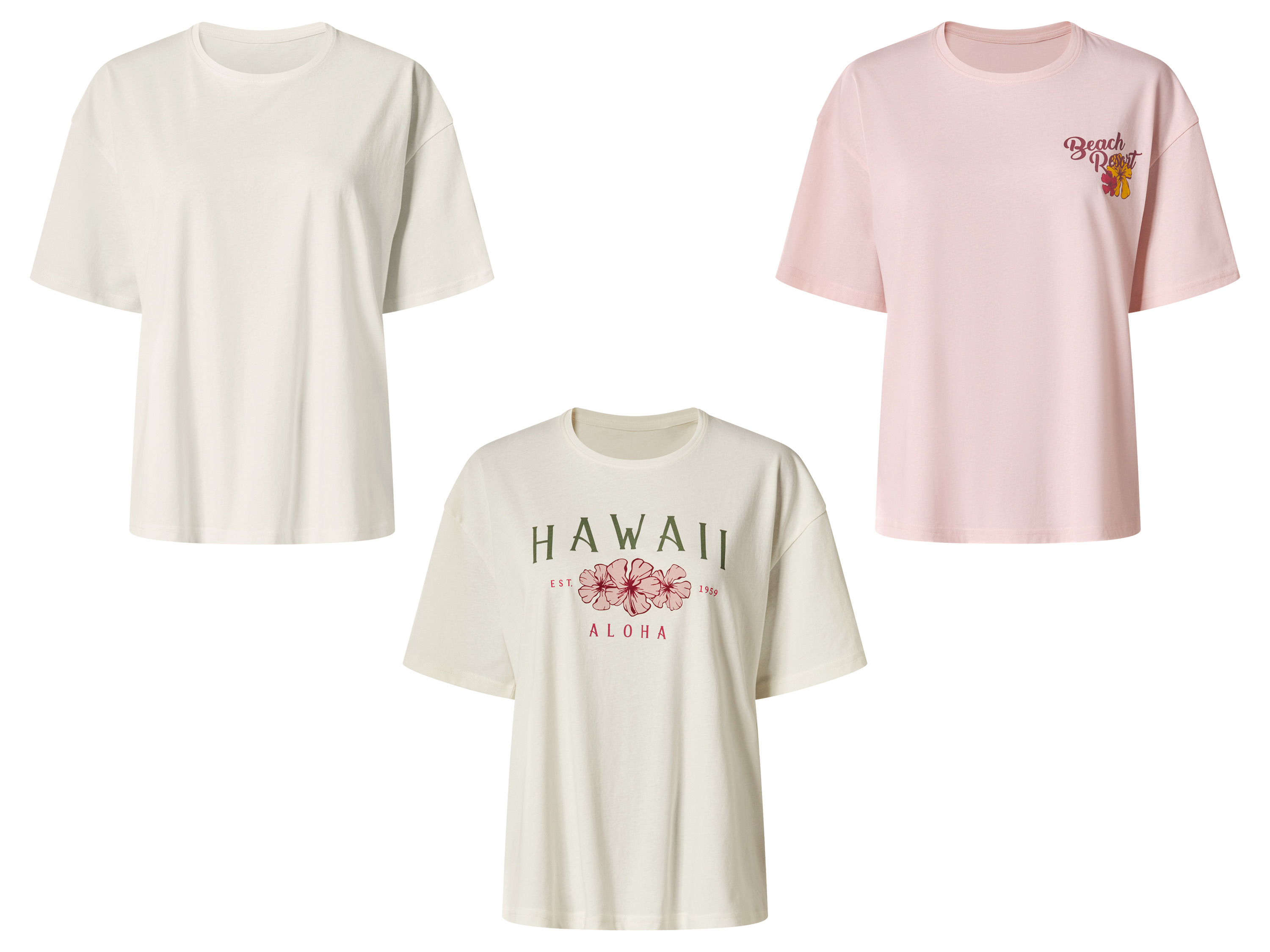 ESMARA® T-shirt damski z bawełny
