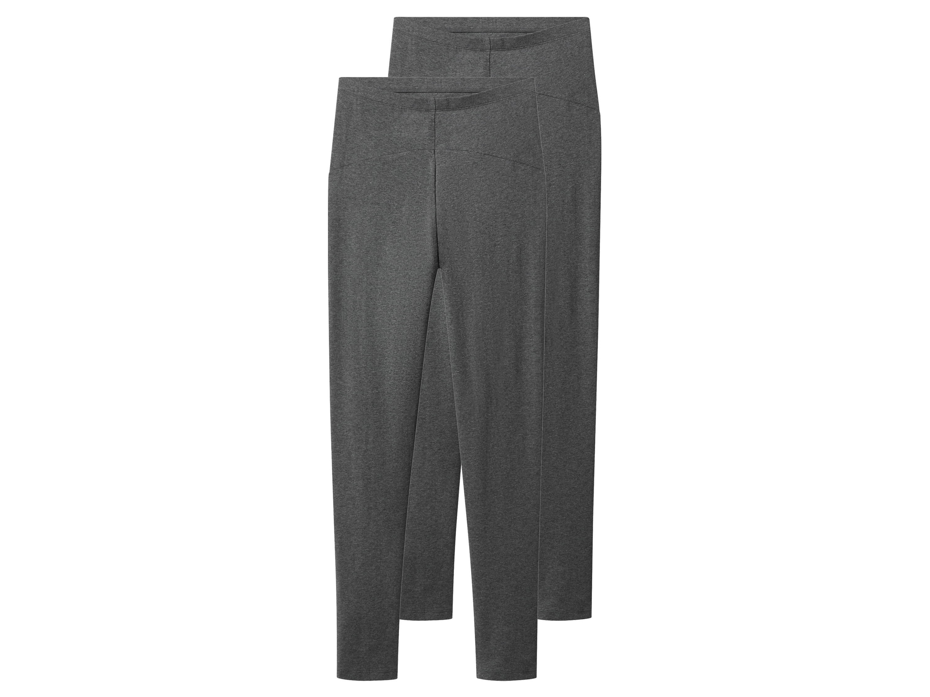 ESMARA® Legginsy ciążowe	damskie z biobawełną, 2 pary 