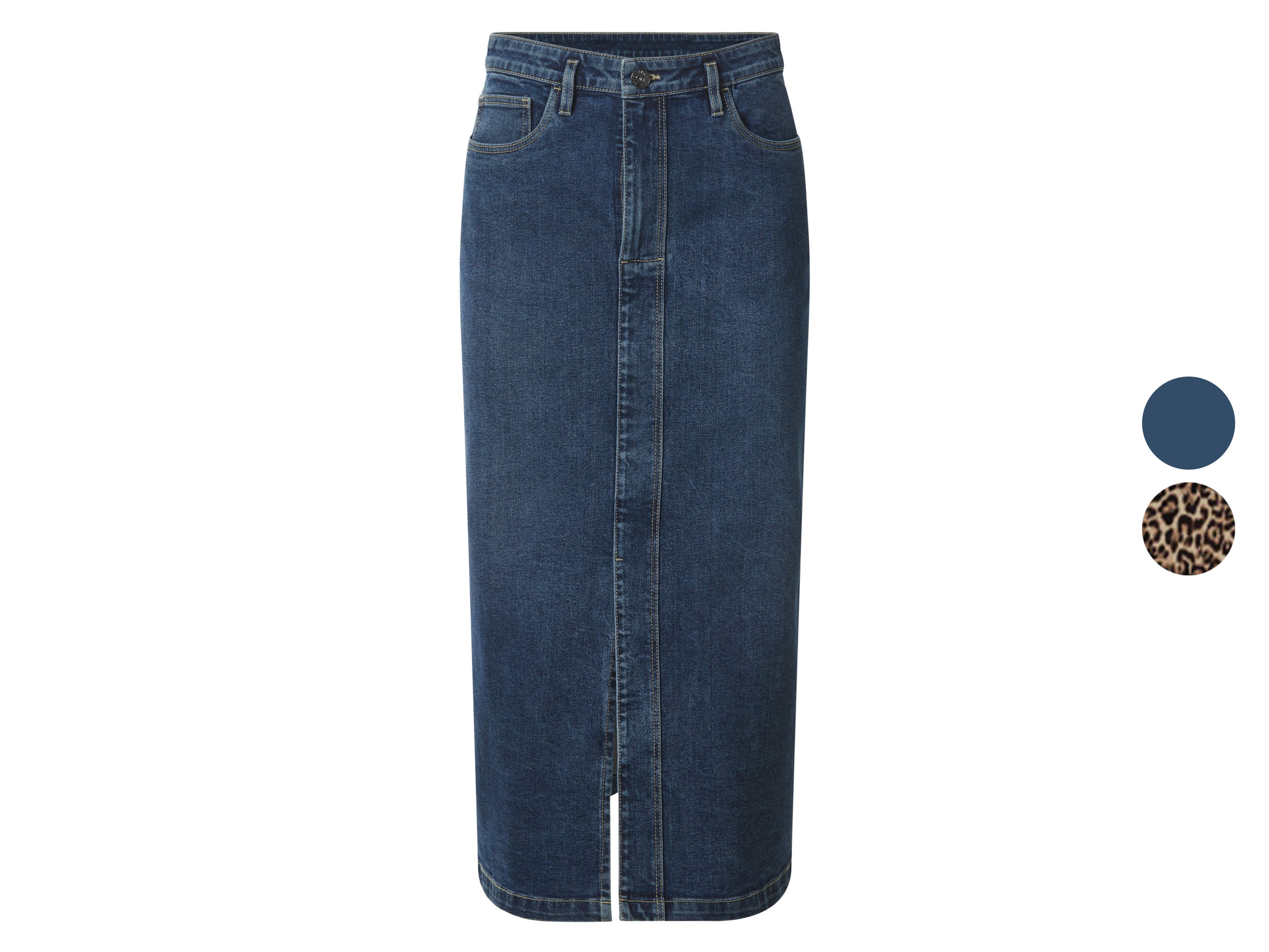 ESMARA® Spódnica jeansowa midi damska