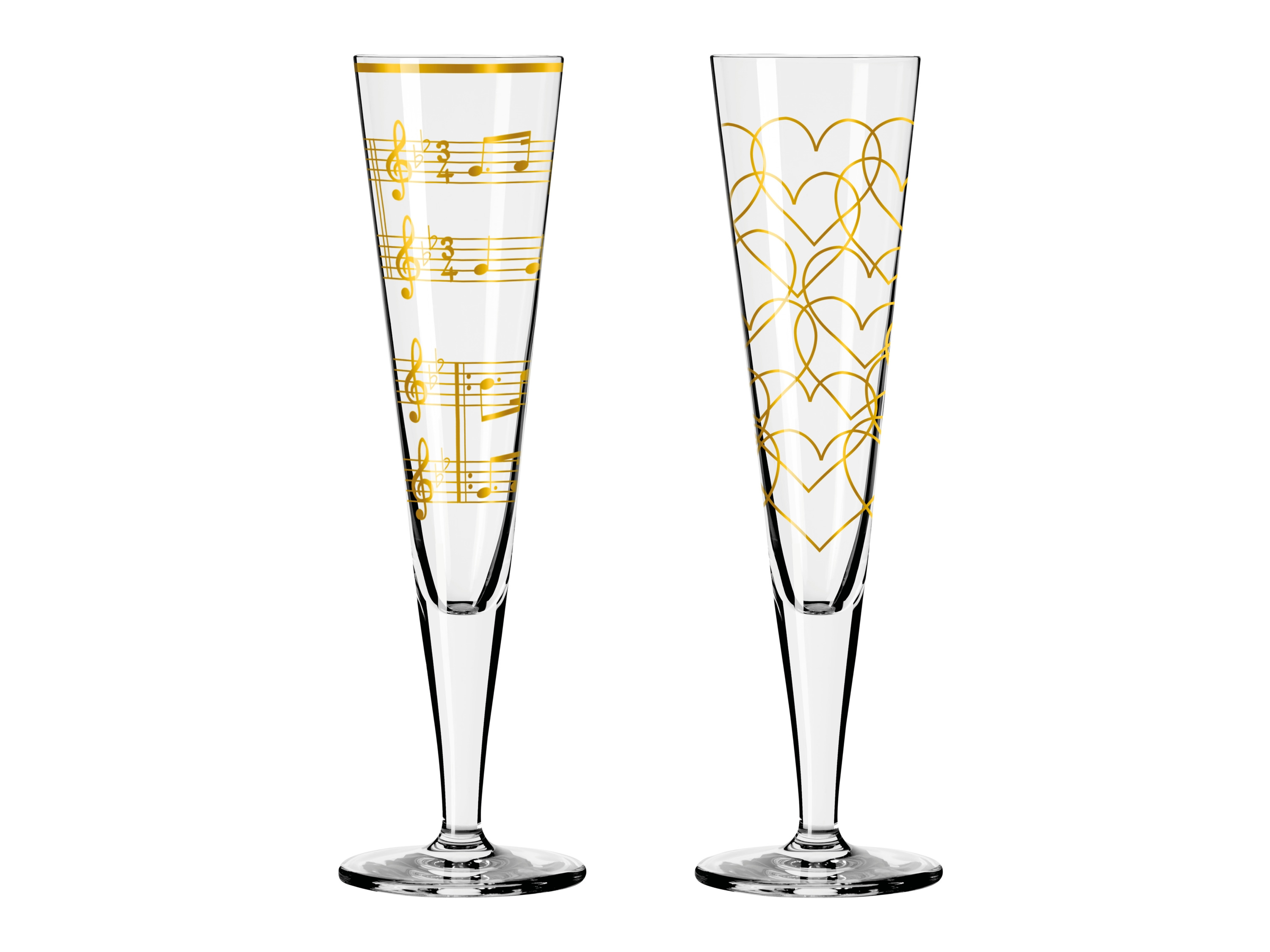 Ritzenhoff Kieliszek do aperitifu lub Duet szampanowy, 2 sztuki (Duet Champus, zestaw 2 szt. 9082001)