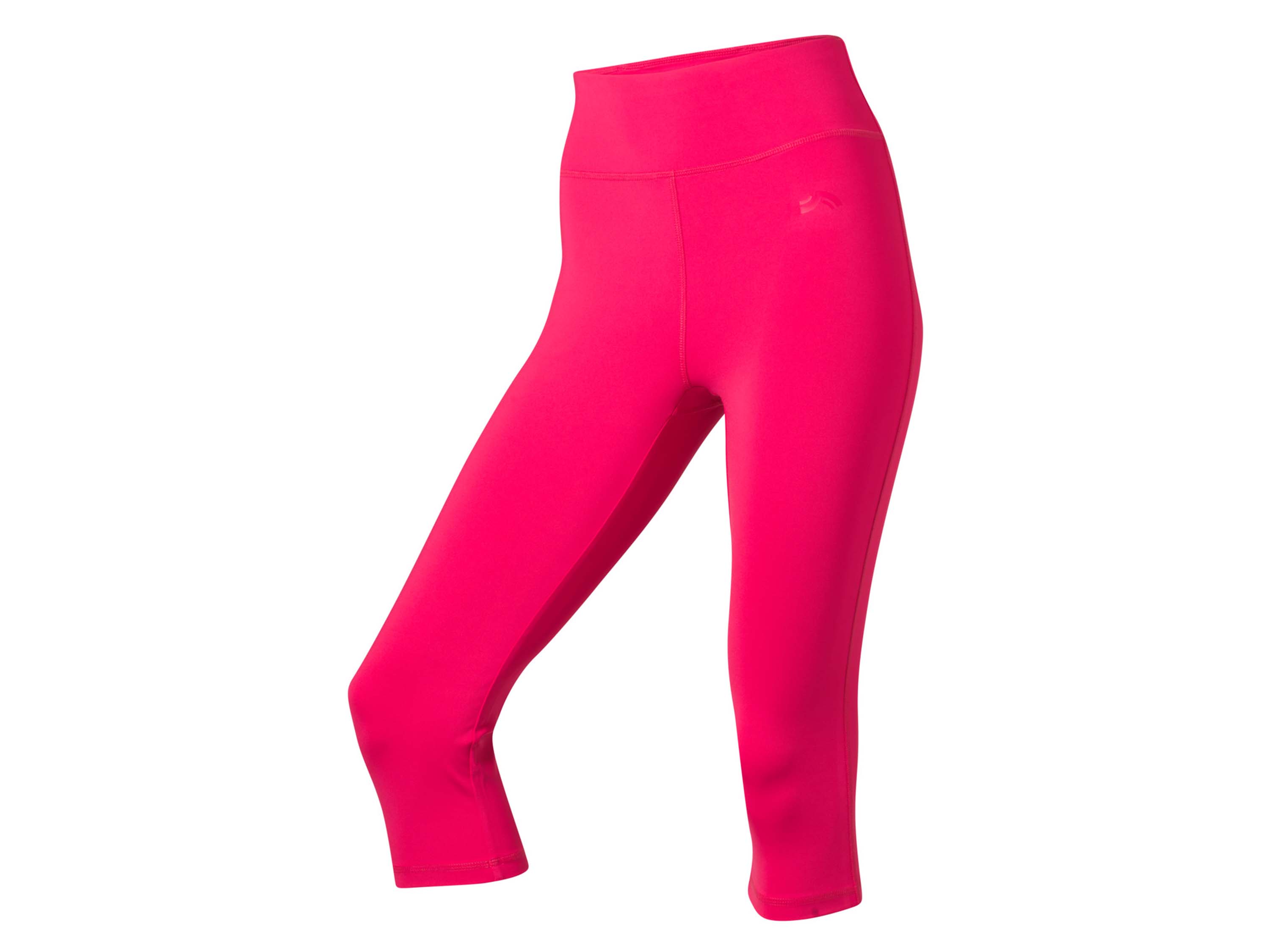 CRIVIT Legginsy sportowe damskie 3/4 (Różowy, M (40/42))