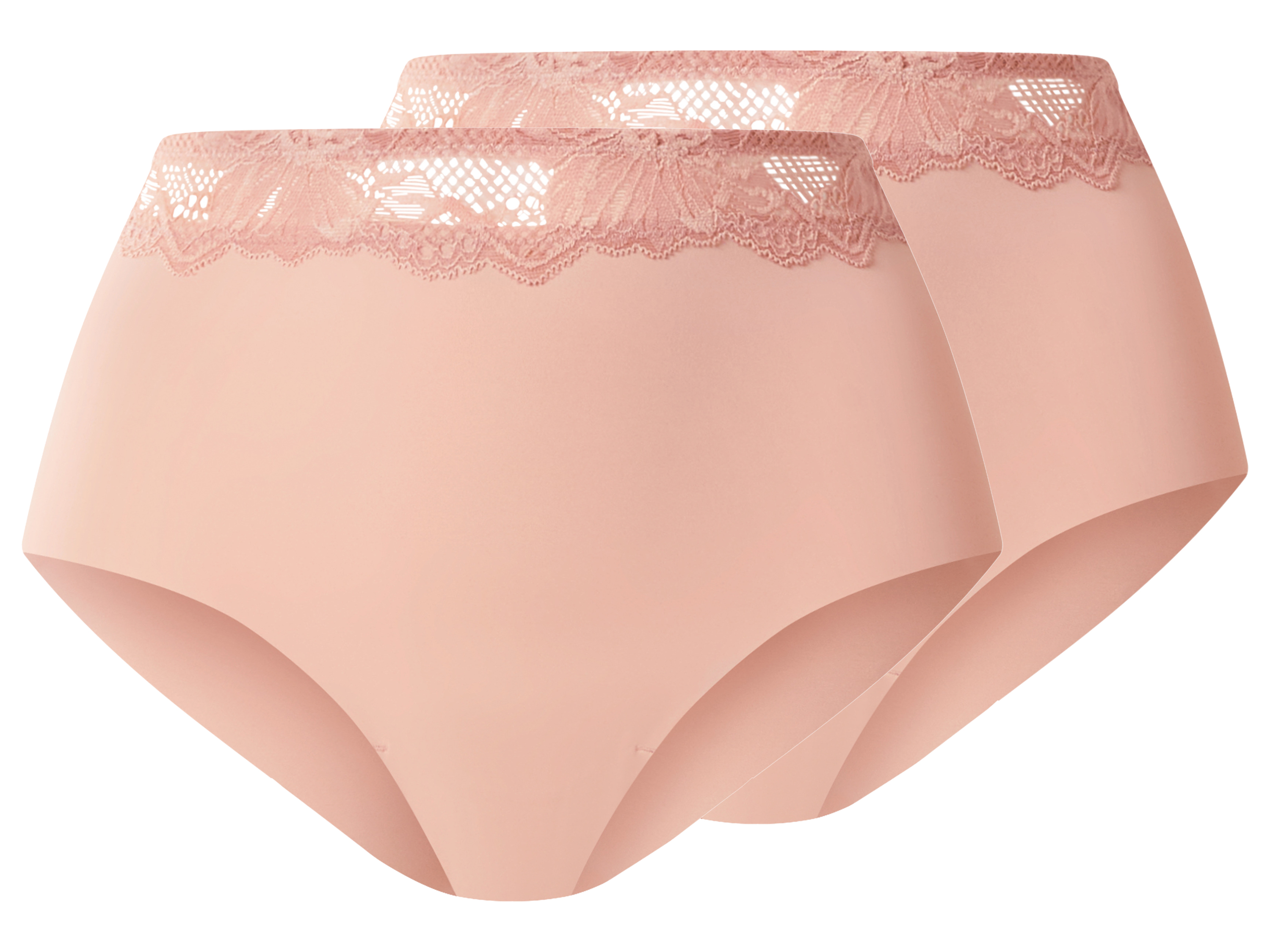 ESMARA® Figi damskie z wysokim stanem, 2 pary