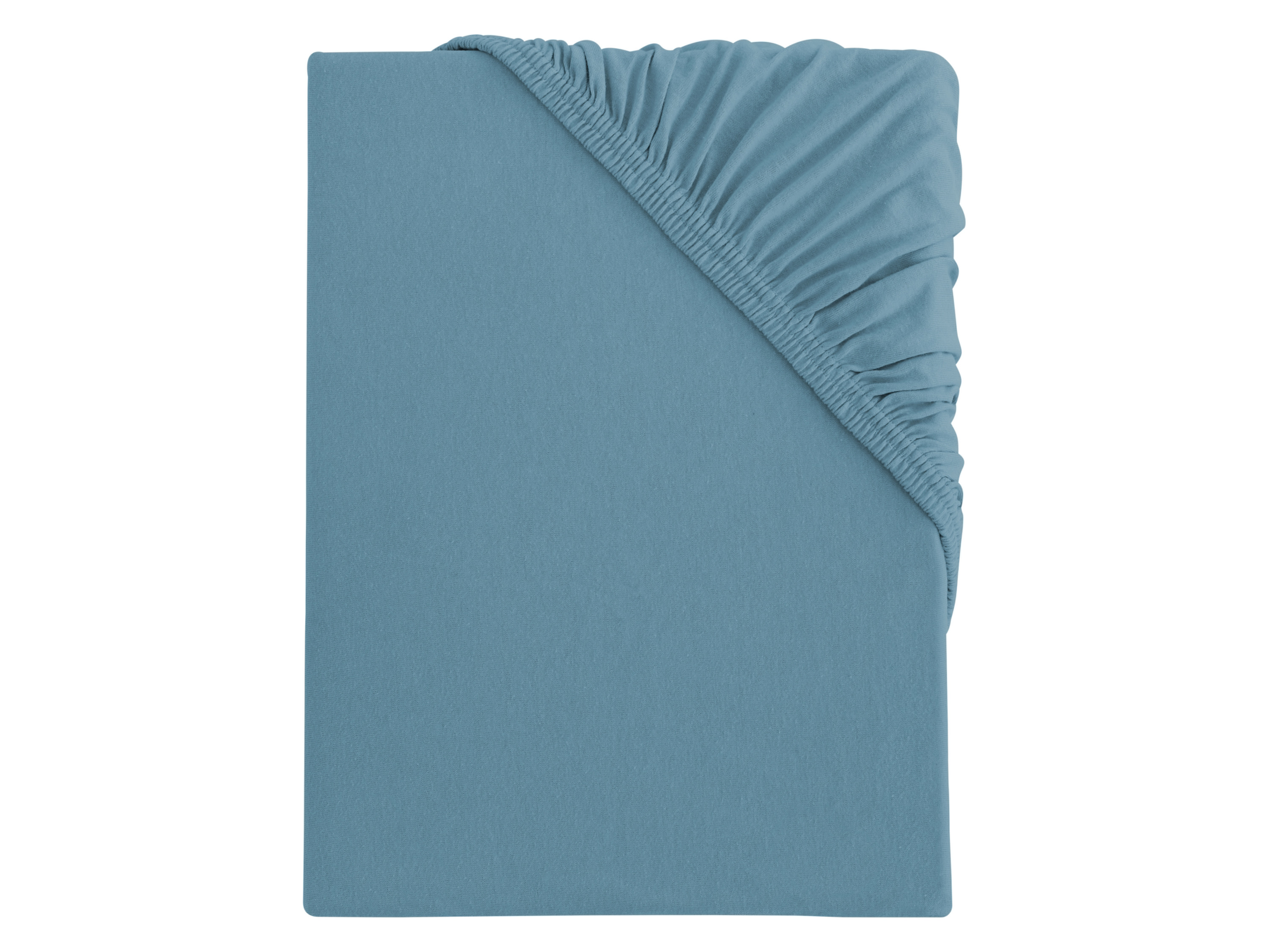 S.OLIVER Prześcieradło bi-elastic z dżerseju z gumką, 140-160 x 200 cm (Turkusowy)