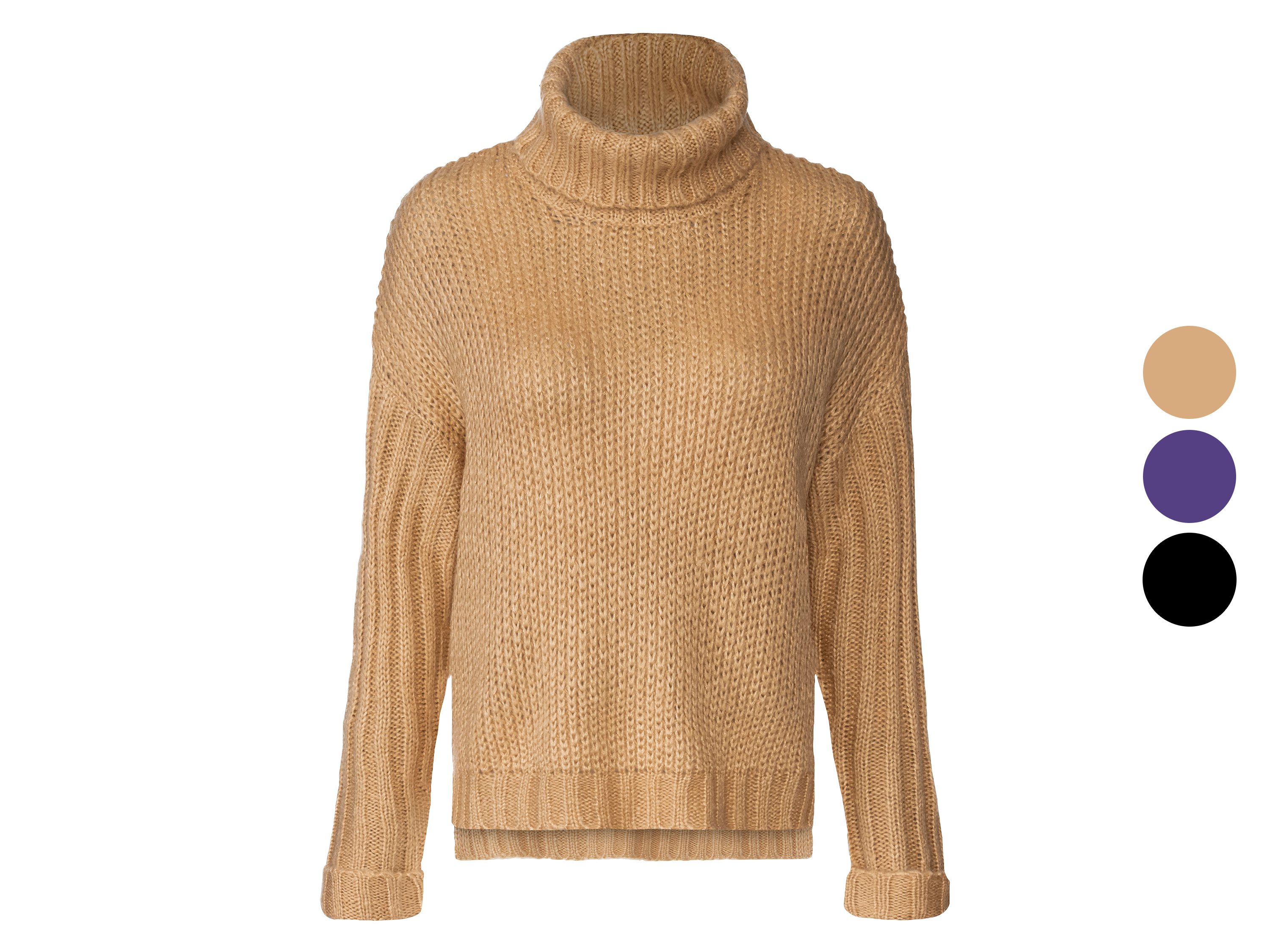 ESMARA® Sweter damski z golfem