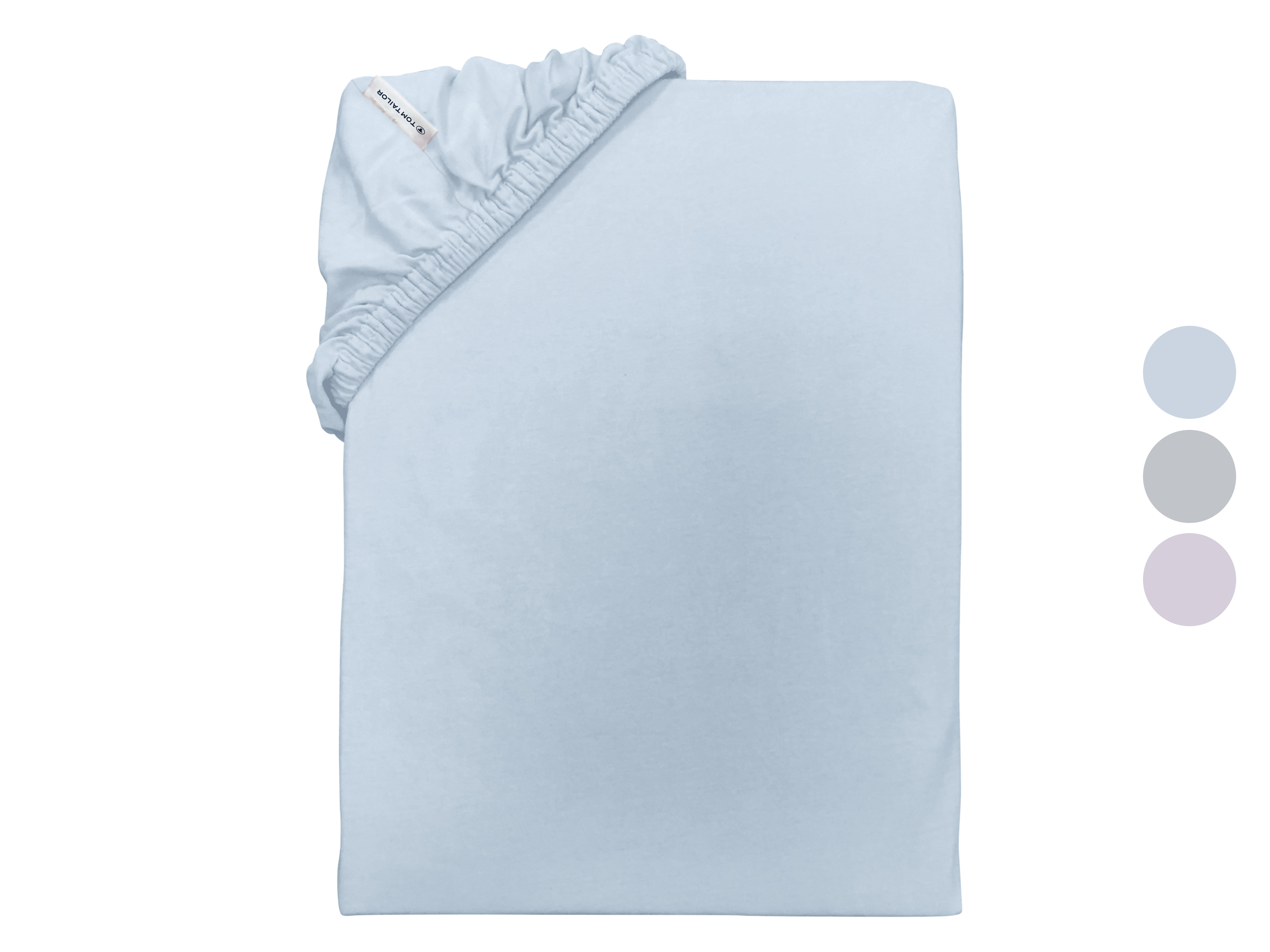 TOM TAILOR Prześcieradło z dżerseju z gumką, 90-100 x 200 cm