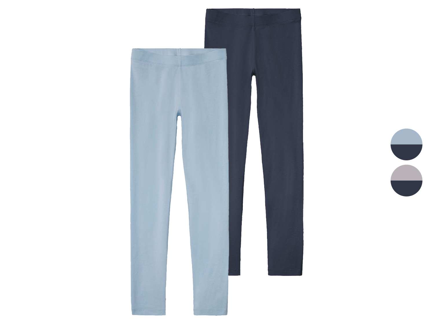 PEPPERTS!® Legginsy dziewczęce z bawełną, 2 pary