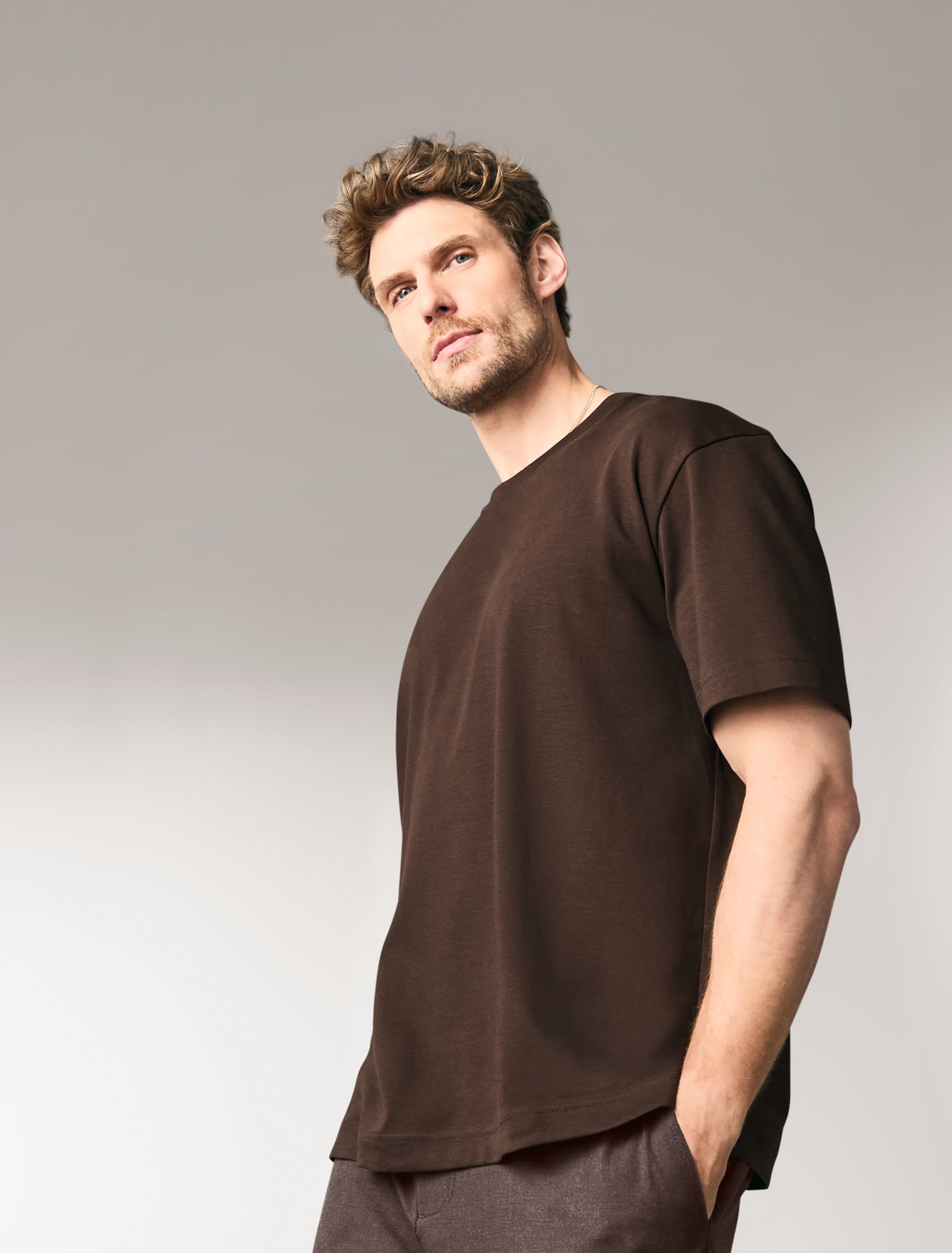 ESMARA MEN T-shirt premium męski oversize 