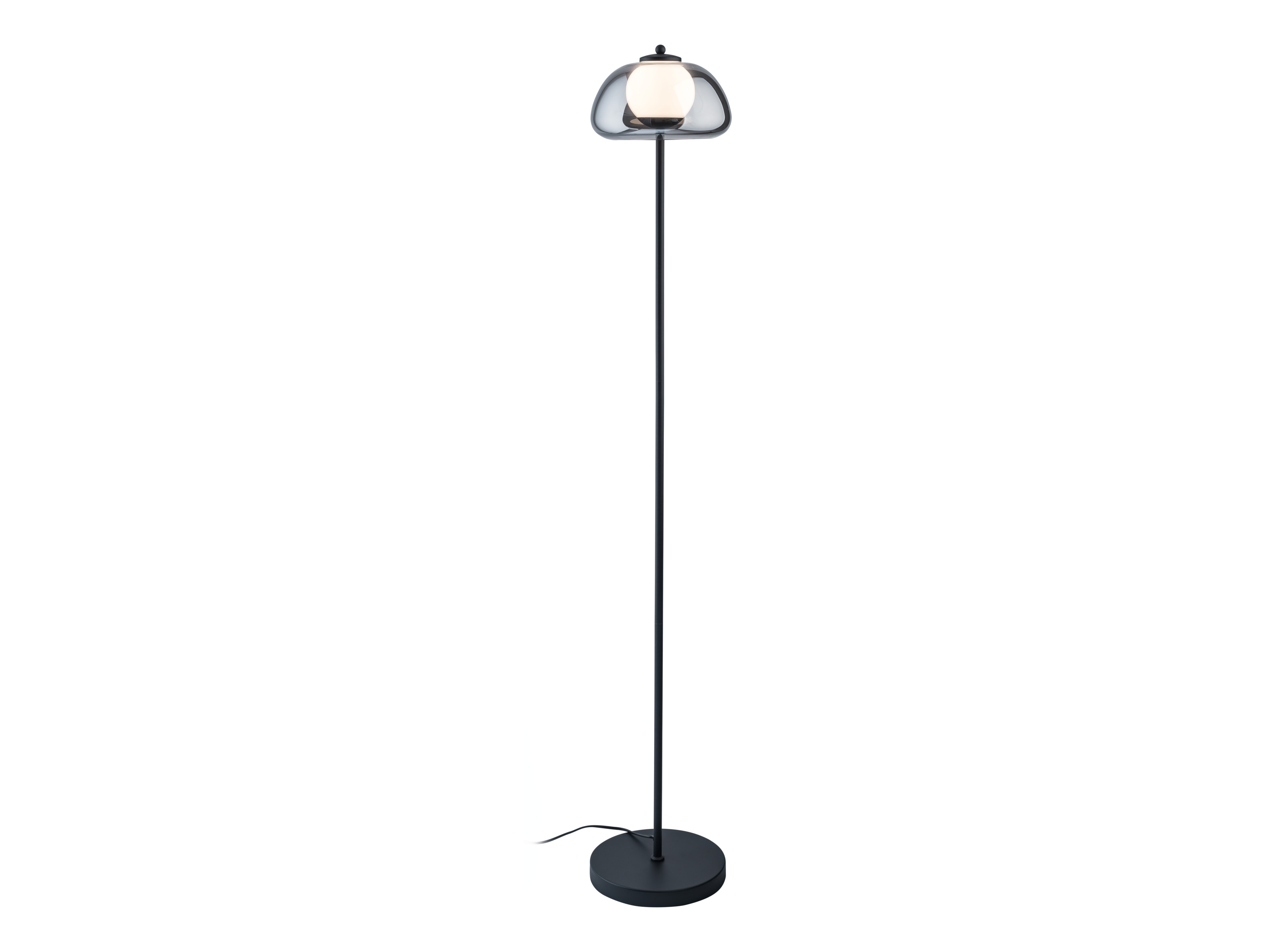 LIVARNO HOME Lampa podłogowa LED Khepri (ciemnoszary)