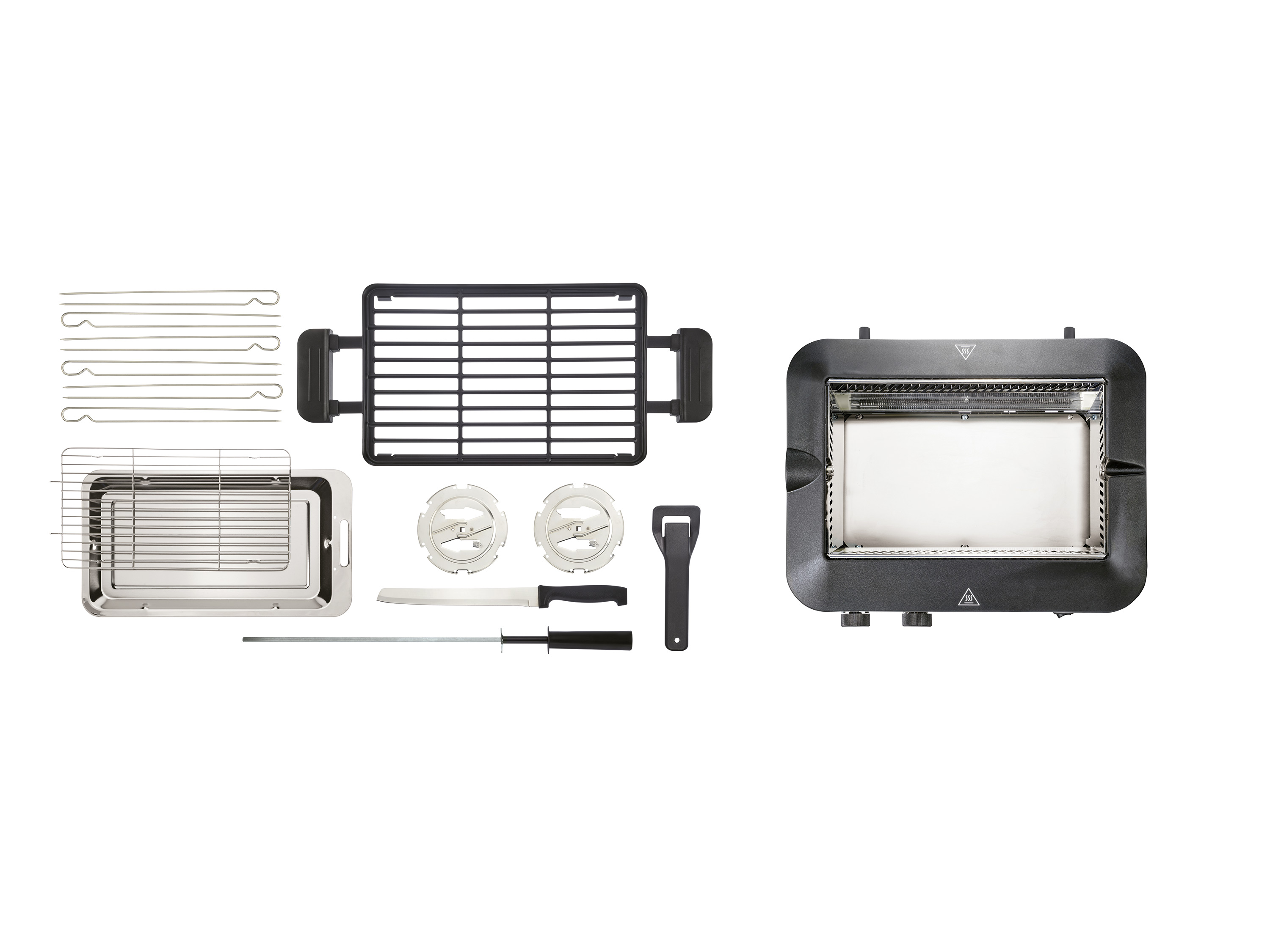 SILVERCREST® KITCHEN TOOLS Grill wielofunkcyjny SMEG 1600A1, z funkcją kebab