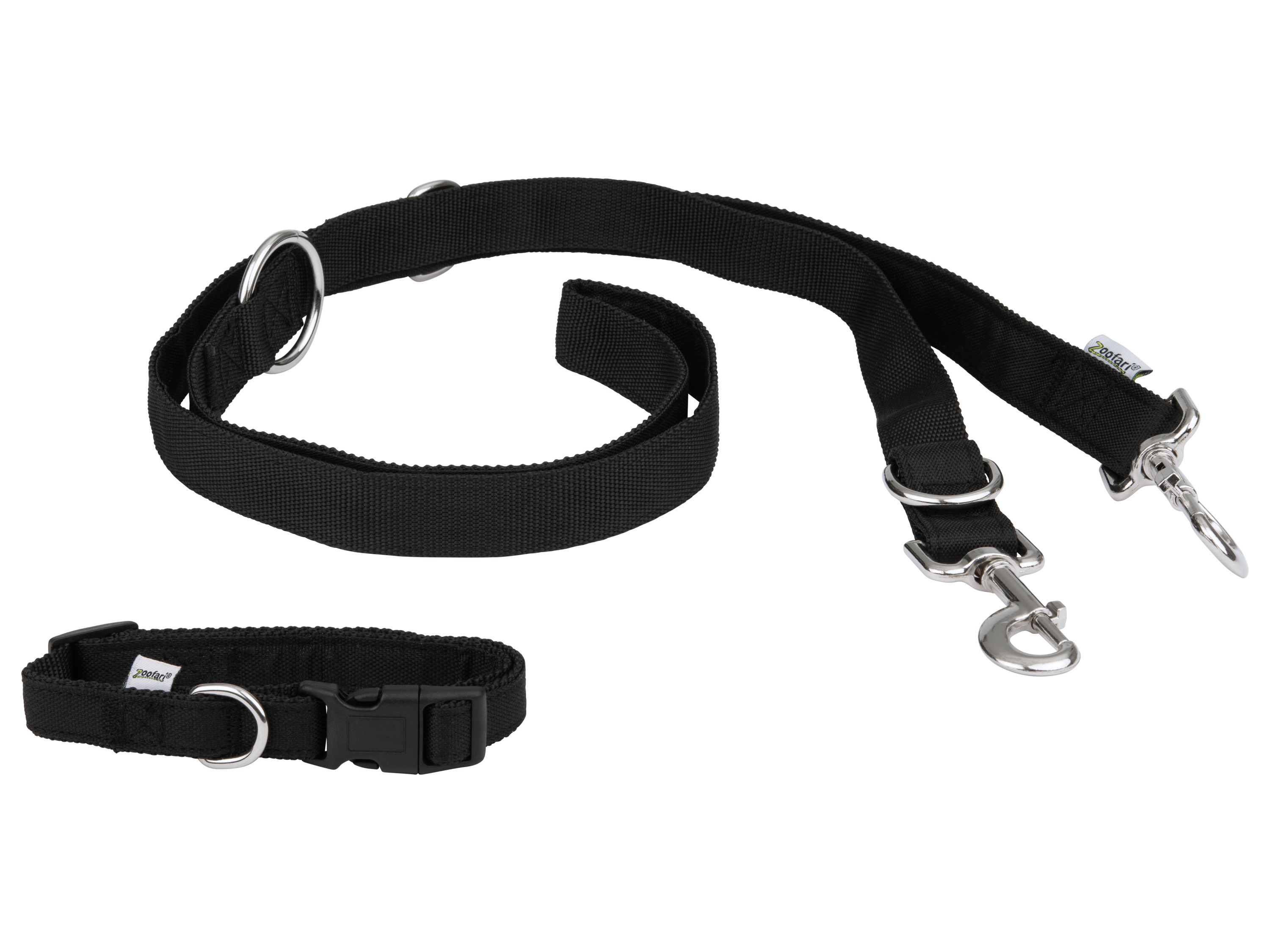 ZOOFARI® Obroża dla psa ze smyczą lub linka treningowa (Obroża S i smycz dla psa)