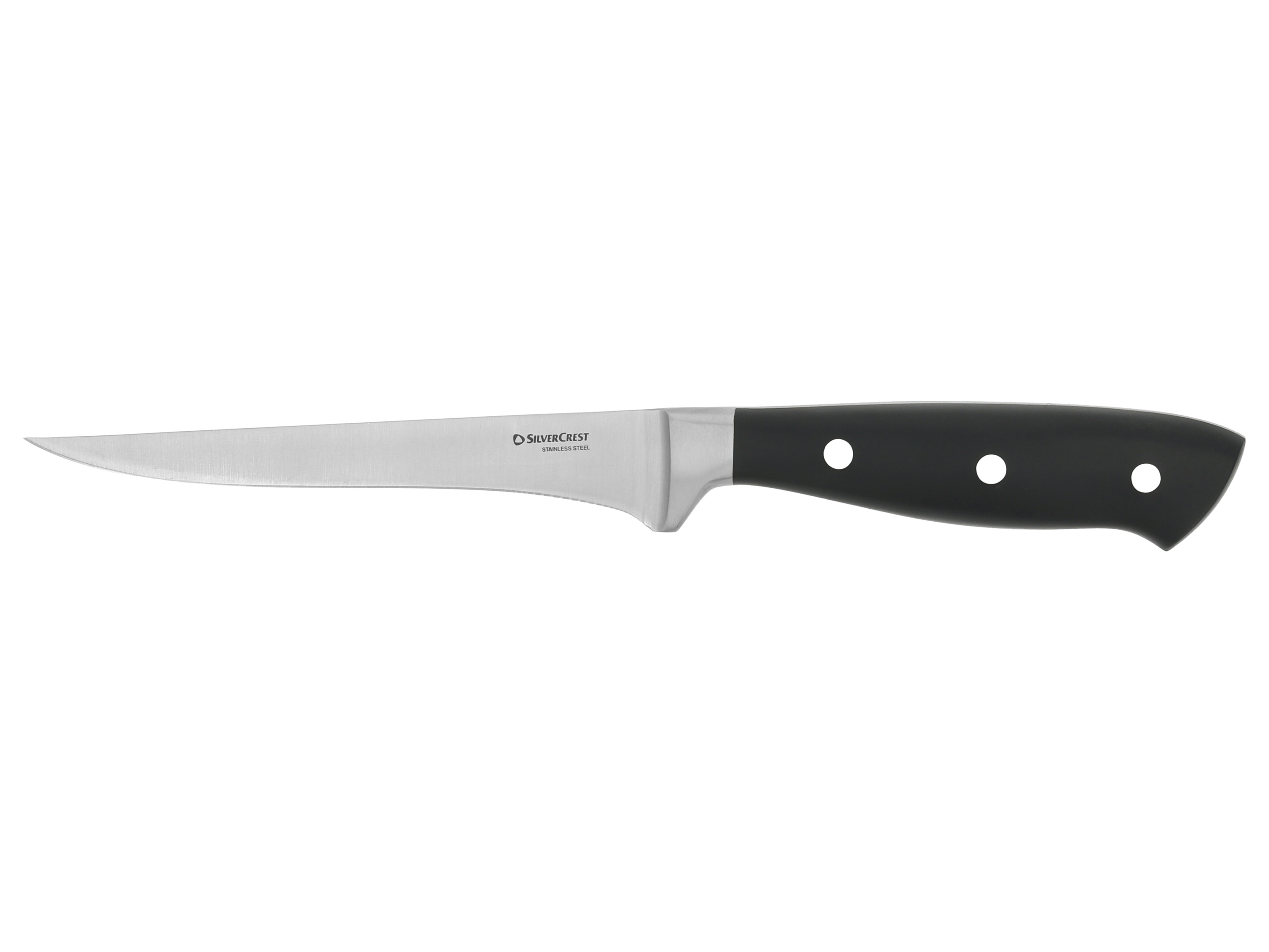 SILVERCREST® Nóż do chleba / Nóż do trybowania / Ostrzałka prętowa (Nóż do usuwania kości)