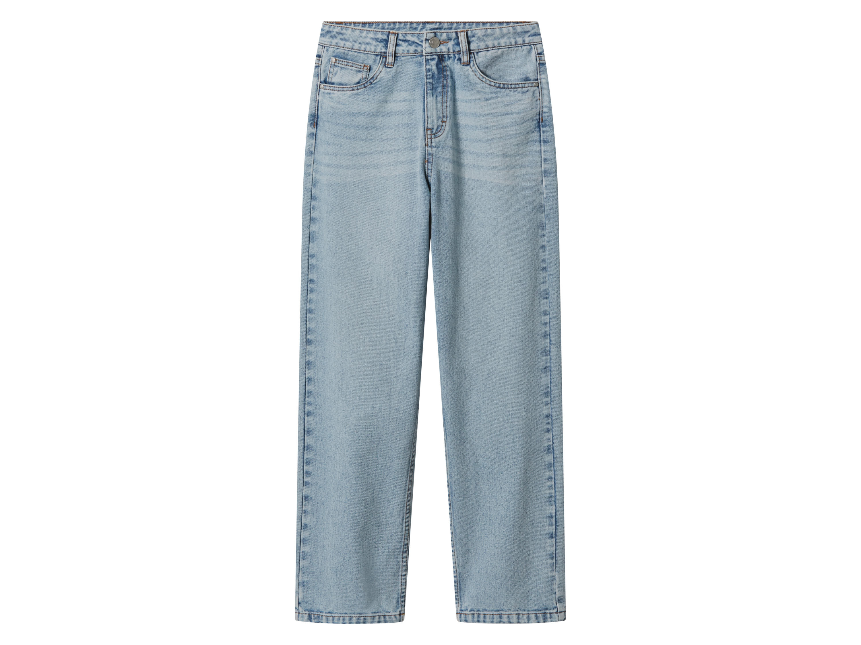 ESMARA KIDS Jeansy loose fit młodzieżowe z bawełny