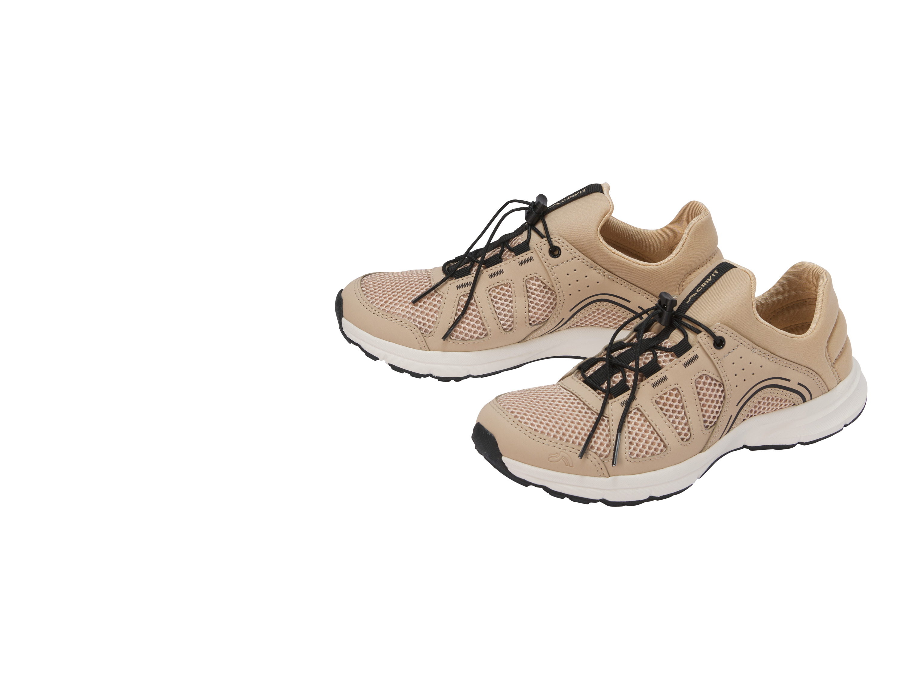 CRIVIT Buty outdoorowe damskie (Beżowy/czarny, 37)