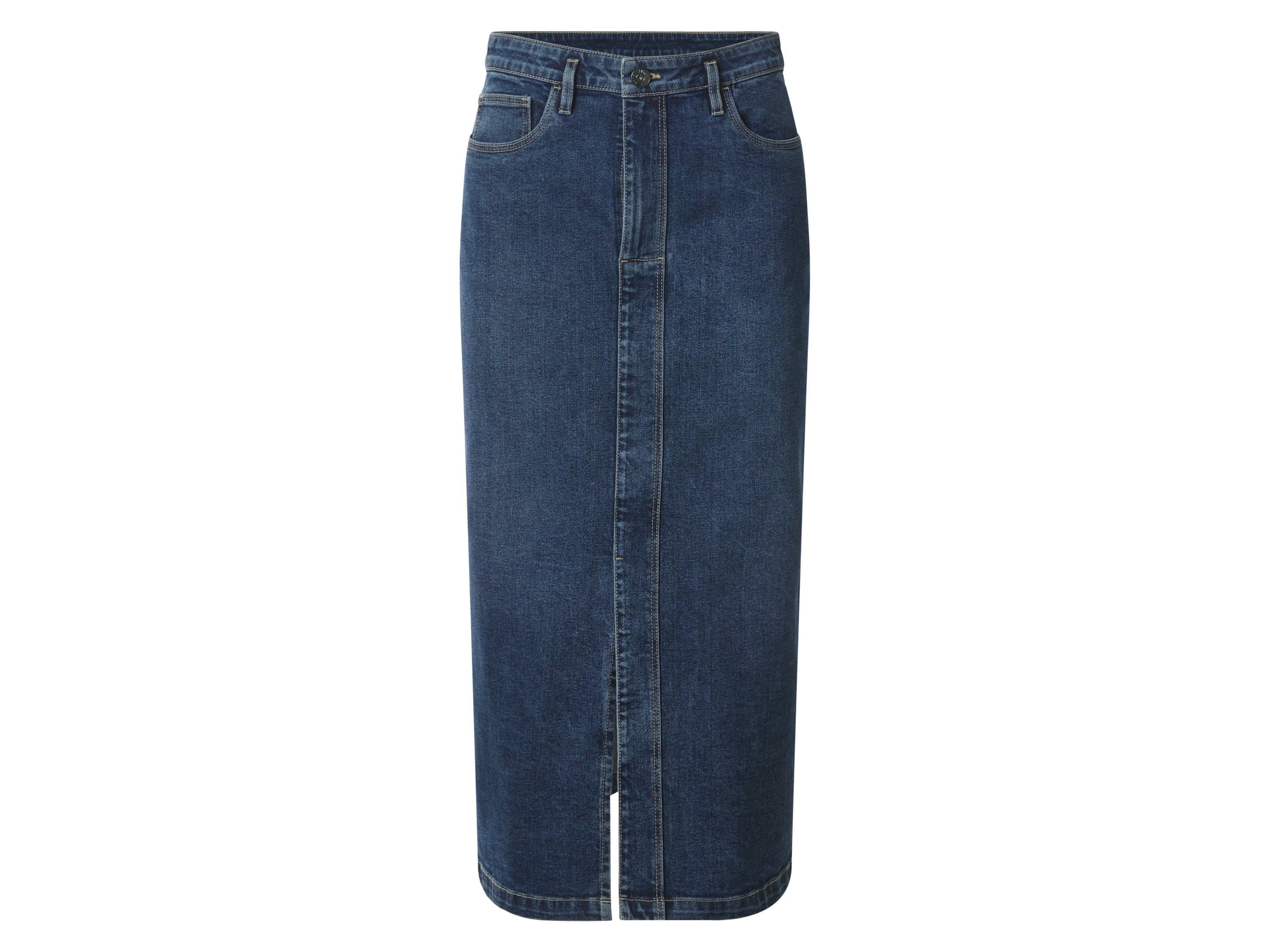 ESMARA® Spódnica jeansowa midi damska 