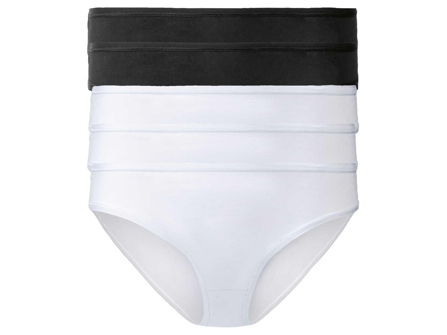 ESMARA® Figi damskie z bawełną, 5 par 